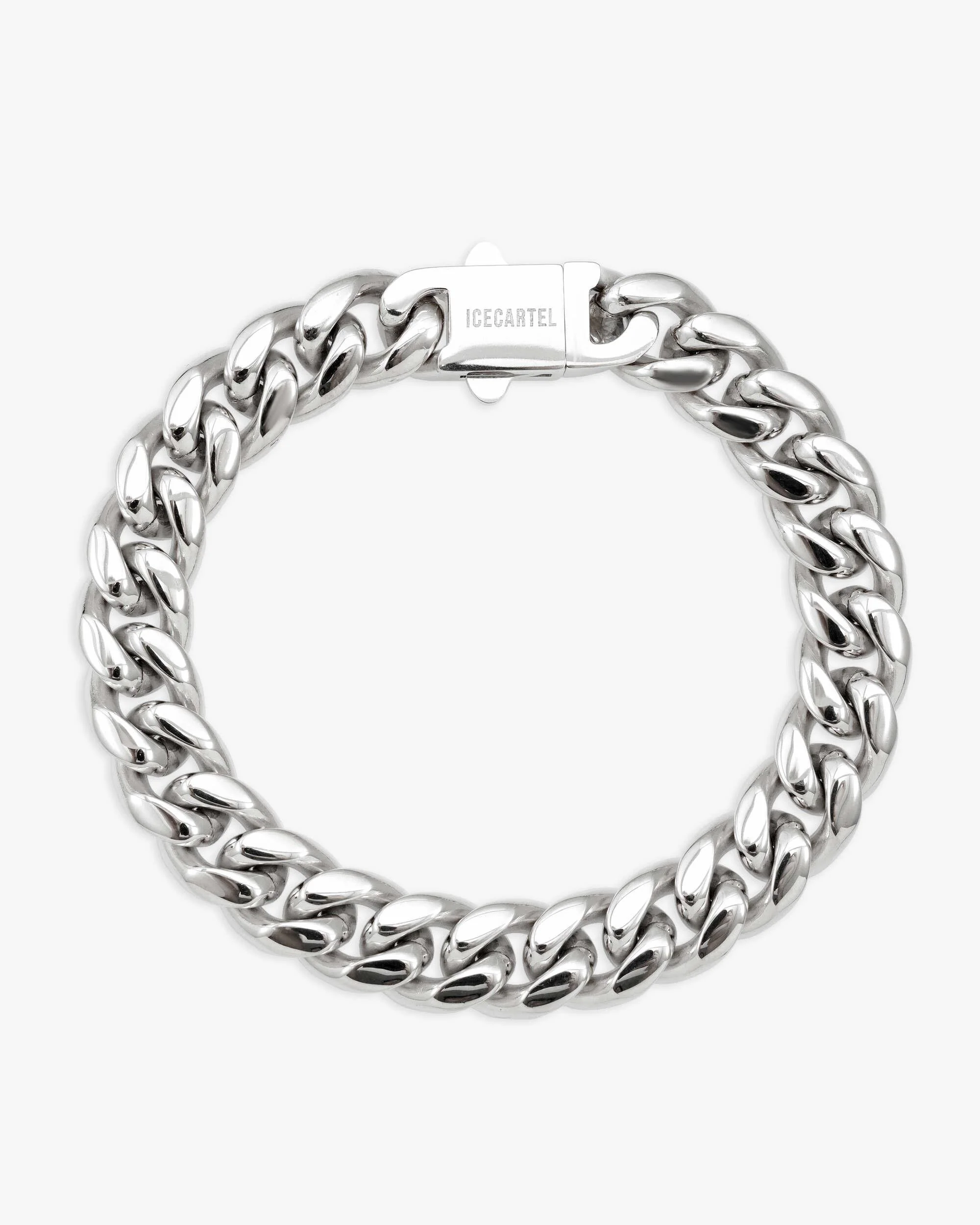 10MM Cuban Link Bracelet Silver