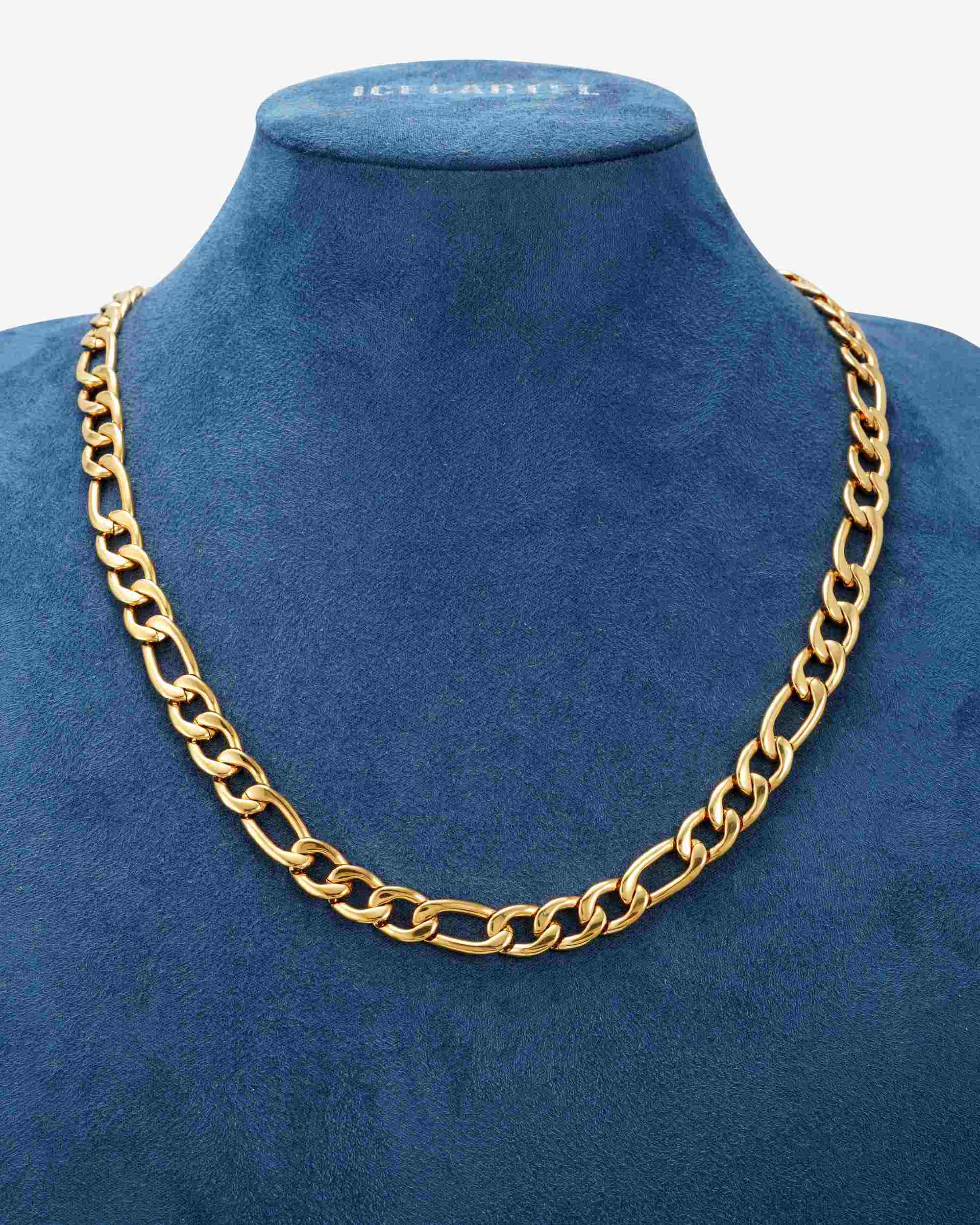10MM Figaro Chain 14K Gold - Image 3