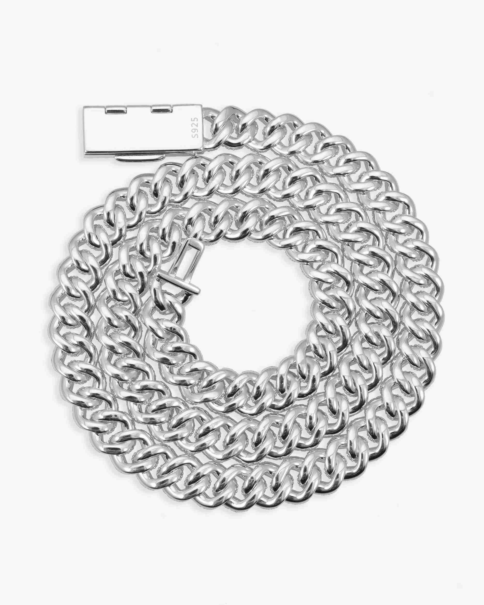 10MM Moissanite Prong Miami Cuban Link Chain 14K Gold - Image 11