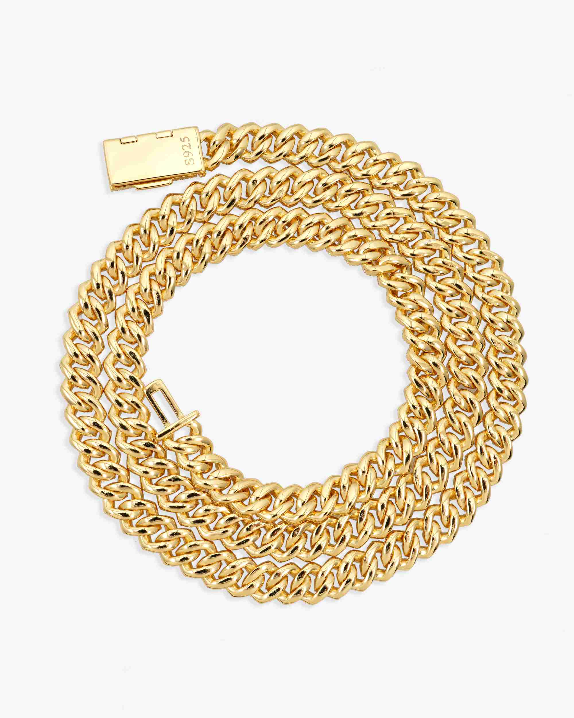 10MM Moissanite Prong Miami Cuban Link Chain 14K Gold - Image 12