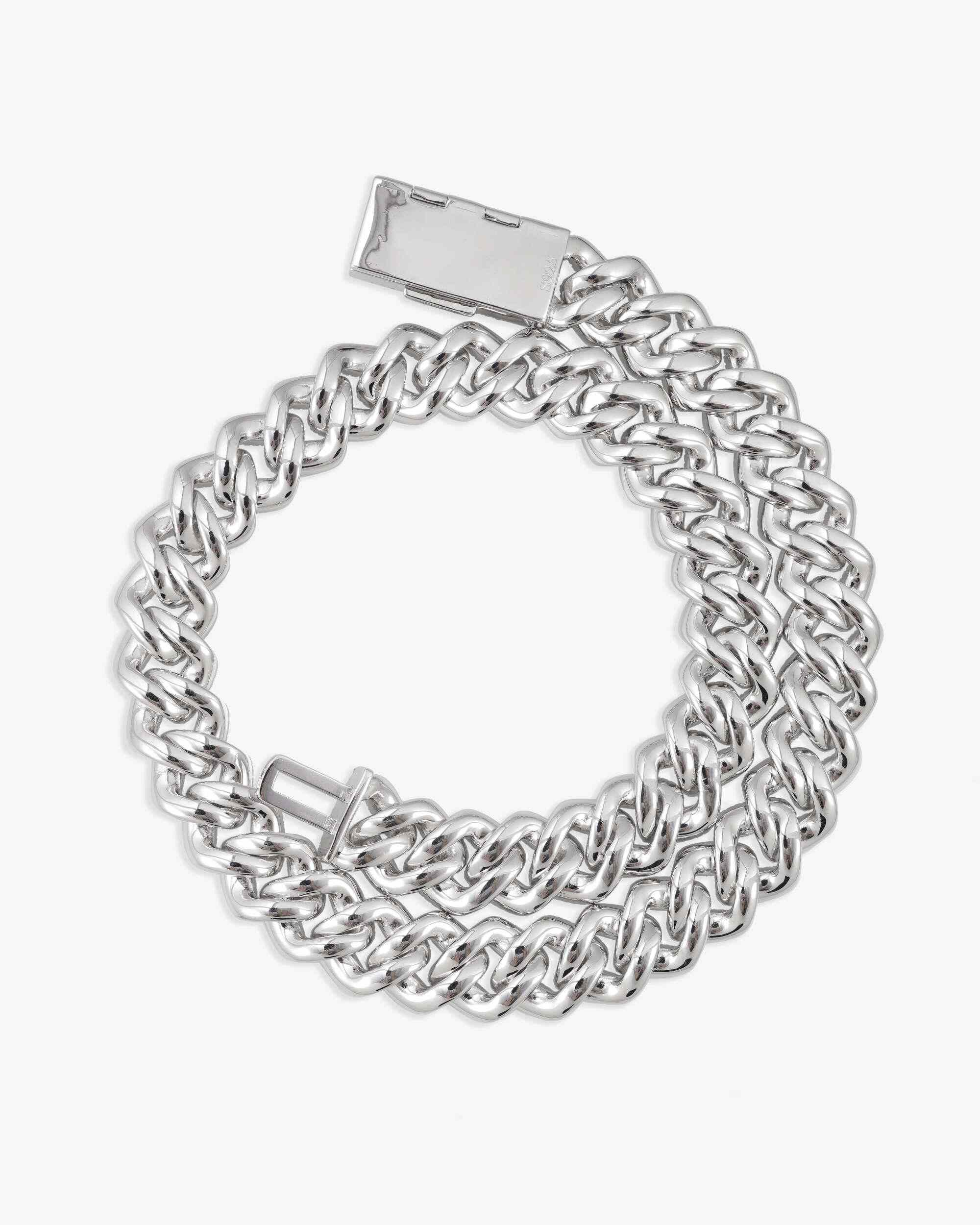 16MM Moissanite Baguette Miami Cuban Link Chain 14K Gold - Image 6