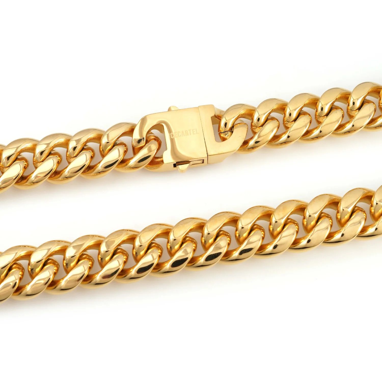18MM Cuban Link Chain 14K Gold - Image 7