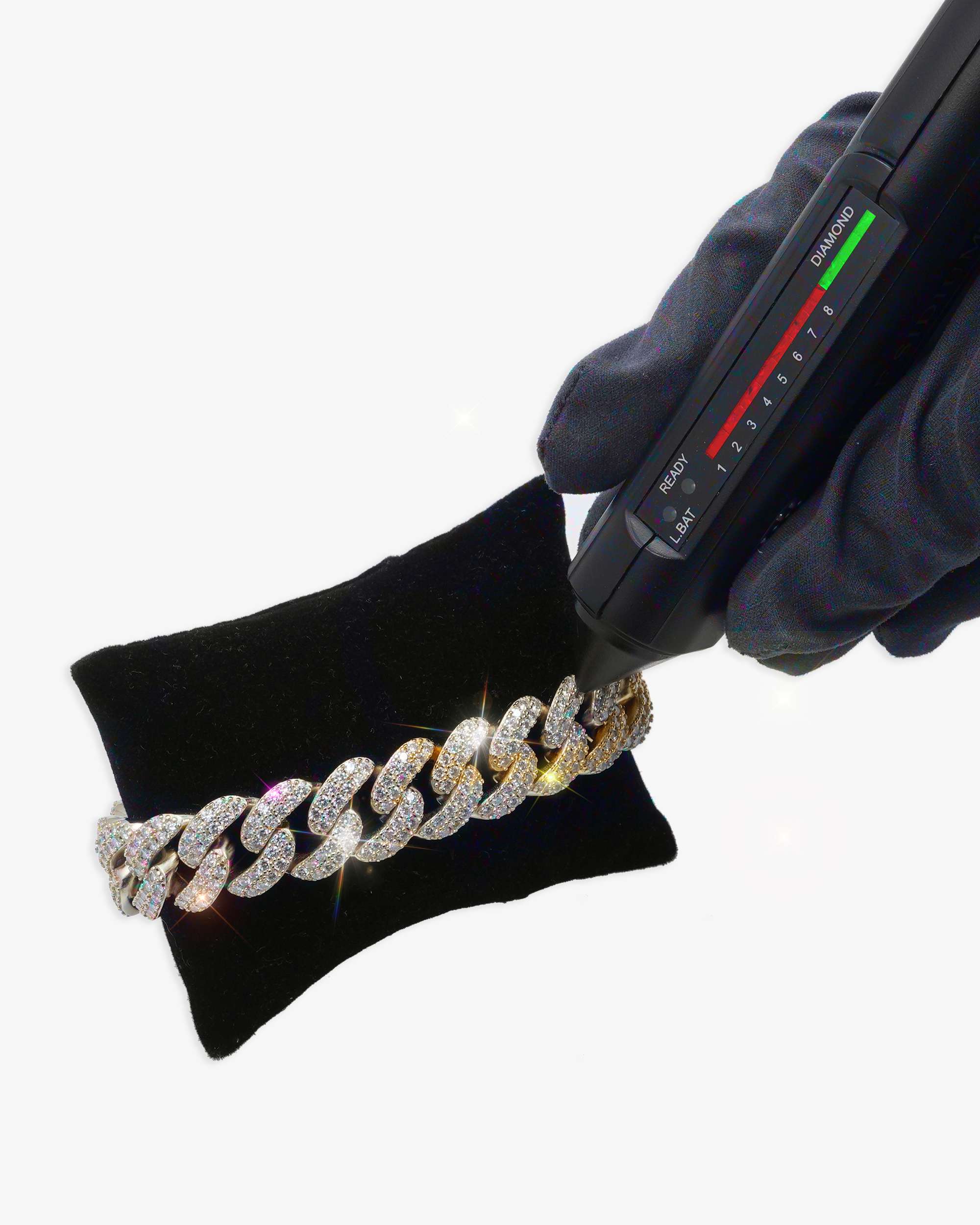 15MM Moissanite Miami Cuban Link Bracelet 14K Gold - Image 10