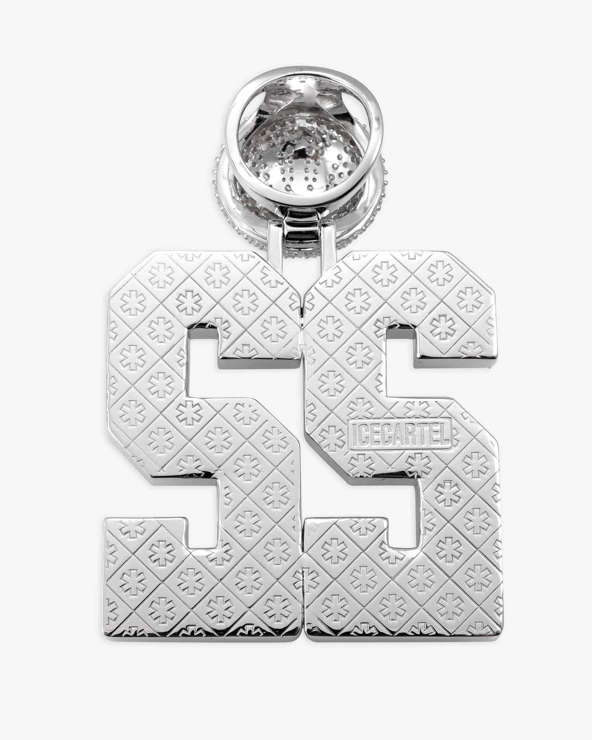 "22 BALLER" Custom Moissanite Pendant 14K Gold - Image 3