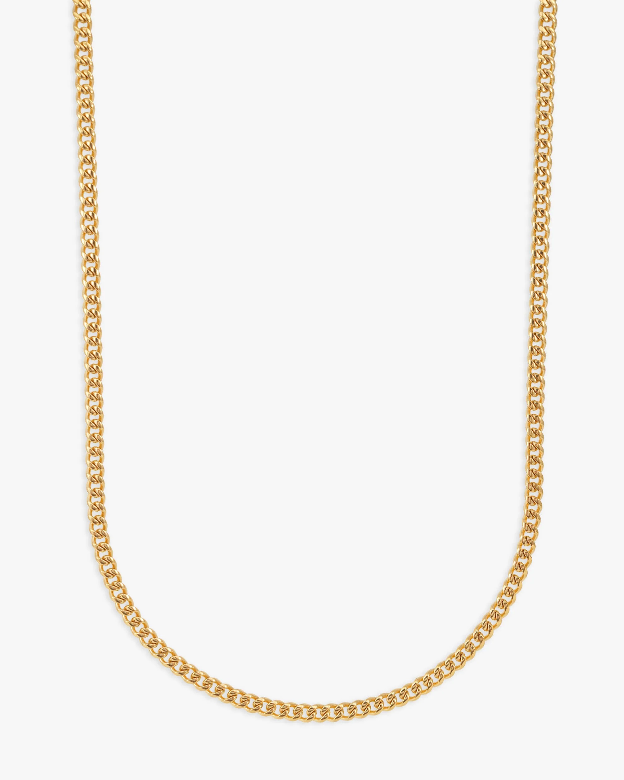 3MM Cuban Link Chain and Bracelet Bundle 14K Gold - Image 5