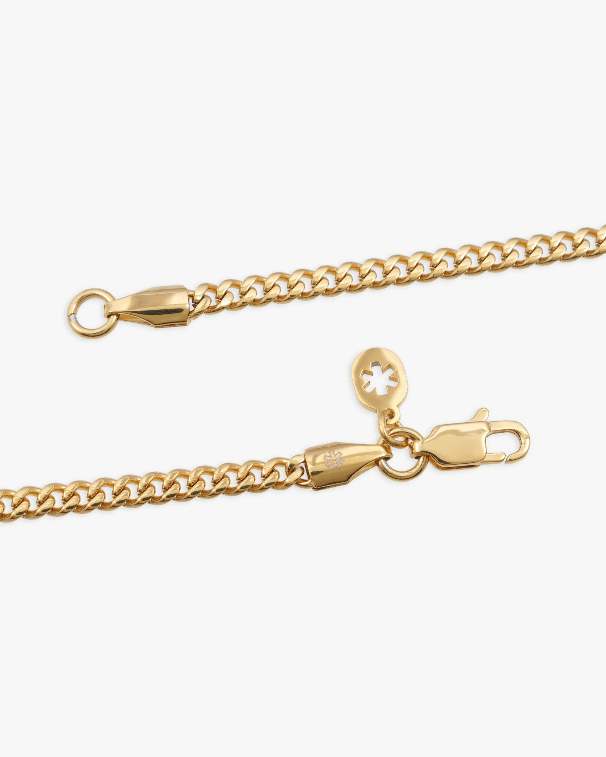 3MM Cuban Link Chain and Bracelet Bundle 14K Gold - Image 6