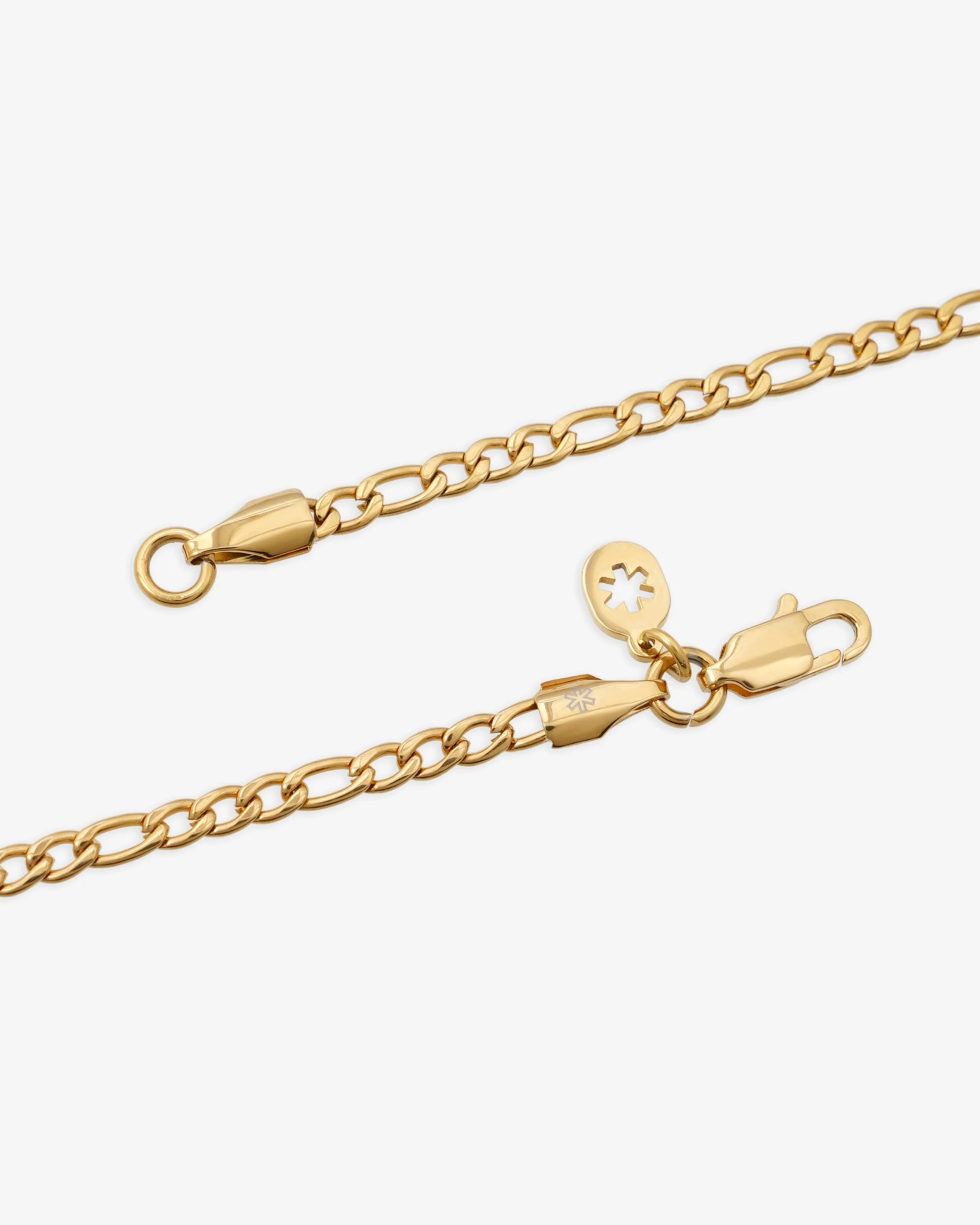 3MM Figaro Chain 14K Gold - Image 4