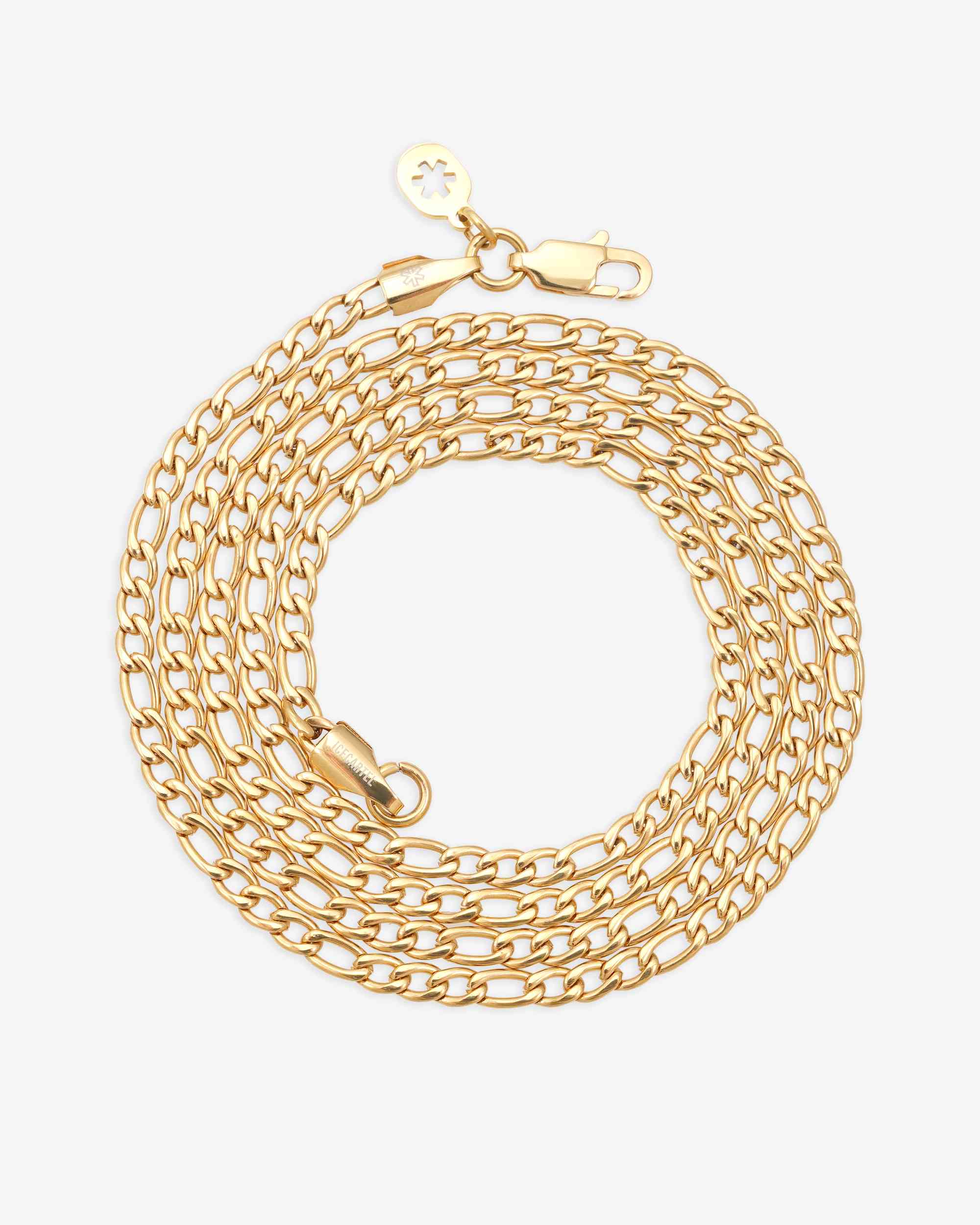 3MM Figaro Chain 14K Gold - Image 5