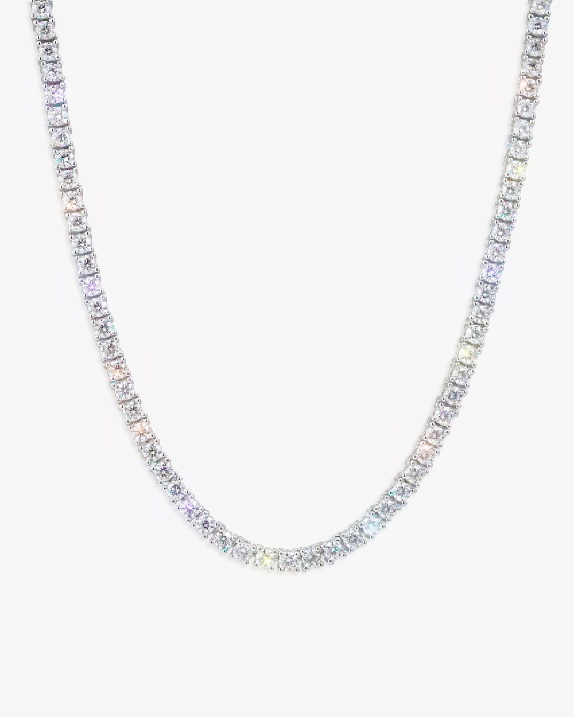 3MM Moissanite Tennis Chain + FREE Tennis Bracelet - Image 11