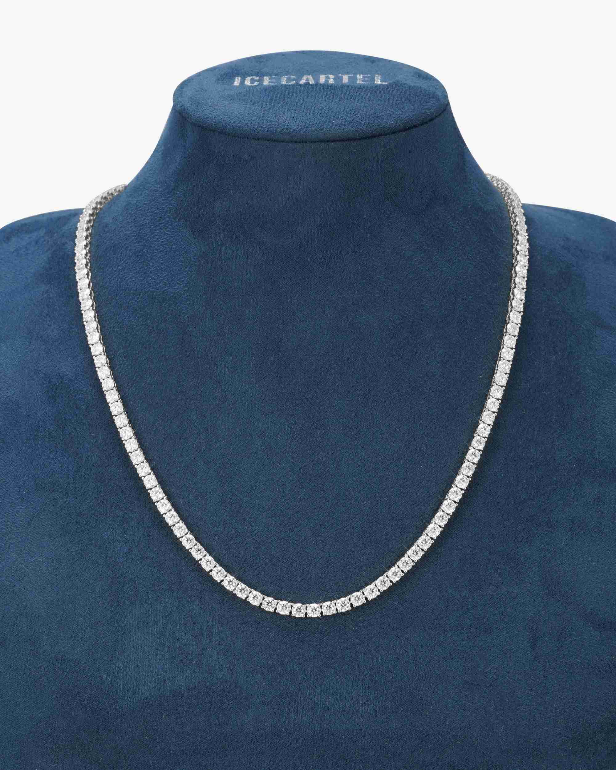 3MM Moissanite Tennis Chain + FREE Tennis Bracelet - Image 12