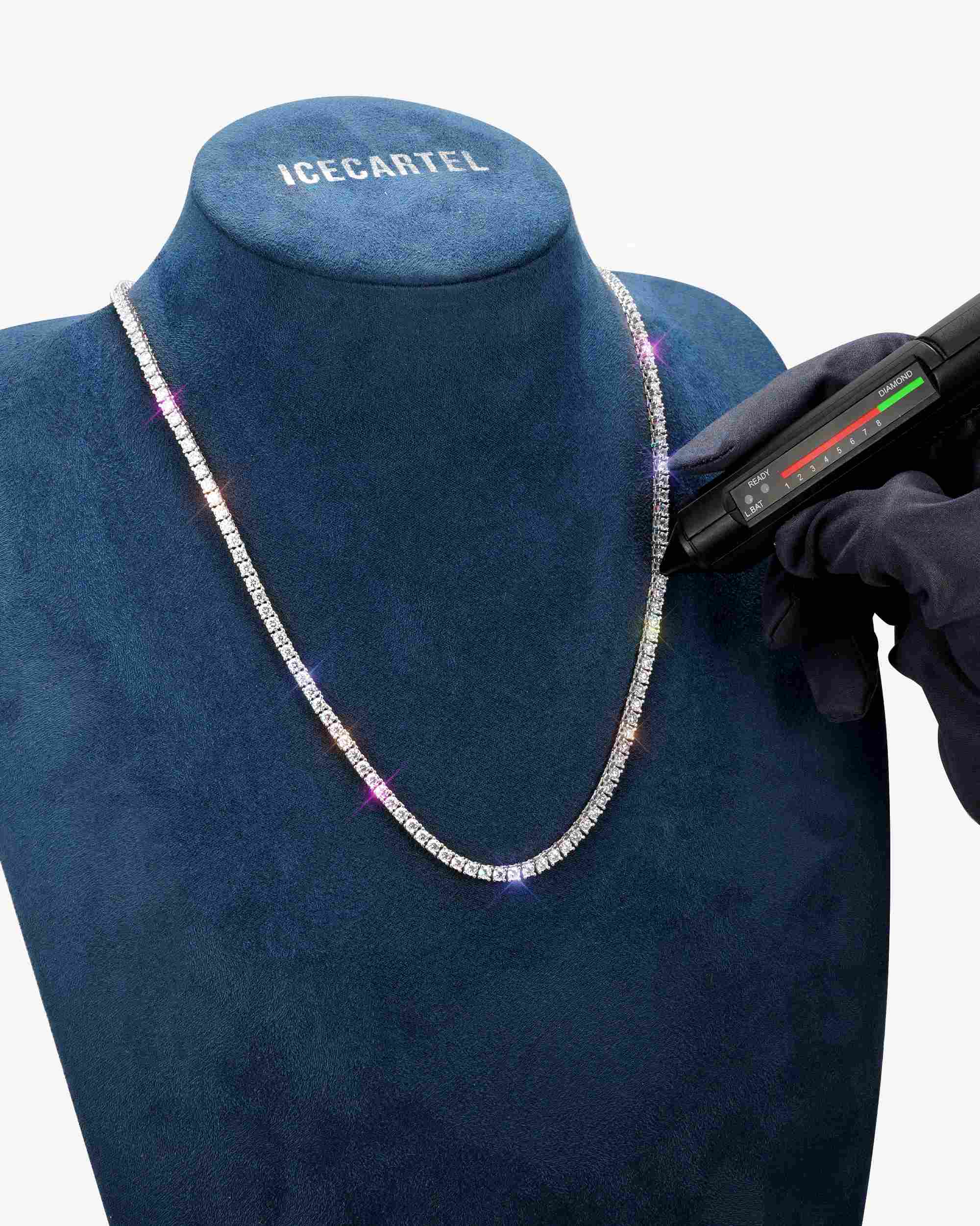 3MM Moissanite Tennis Chain + FREE Tennis Bracelet - Image 13