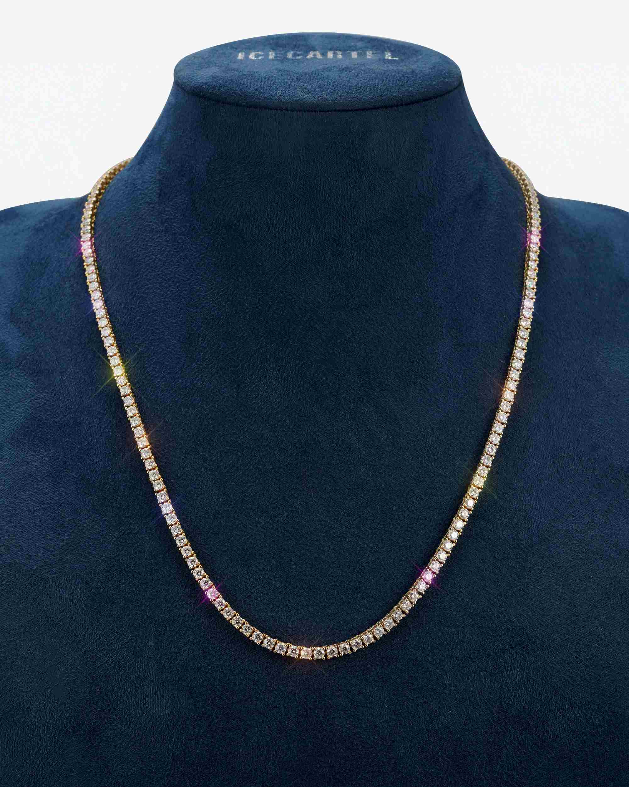 3MM Moissanite Tennis Chain + FREE Tennis Bracelet - Image 16