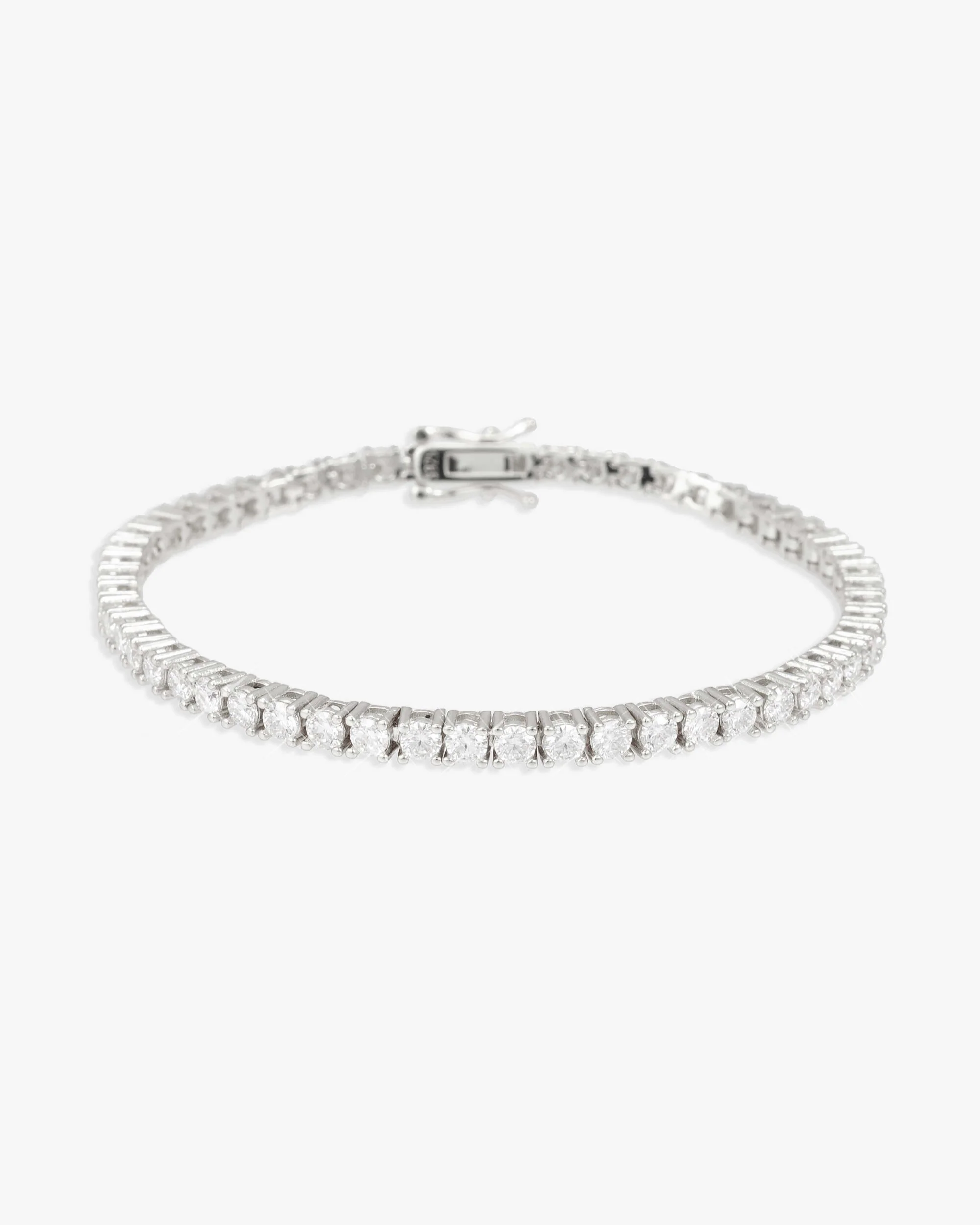 3MM Moissanite Tennis Chain + FREE Tennis Bracelet - Image 4
