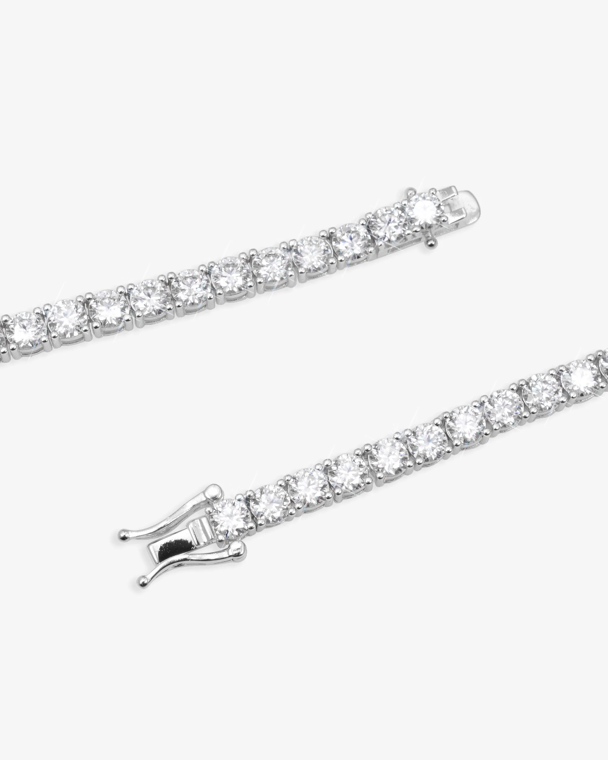 3MM Moissanite Tennis Chain + FREE Tennis Bracelet - Image 5