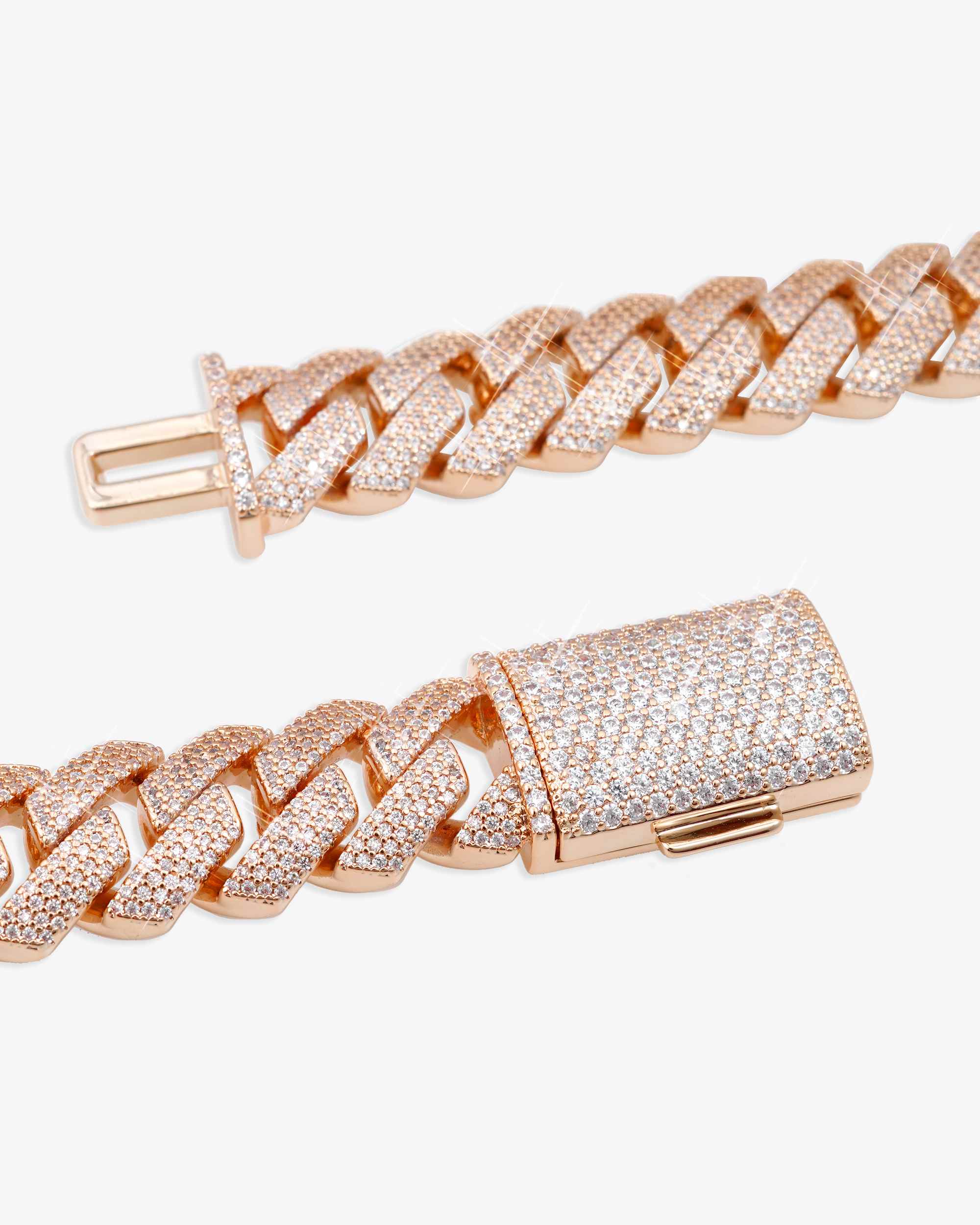 4-Row 15MM Moissanite Cuban Link Chain 14K Gold - Image 16