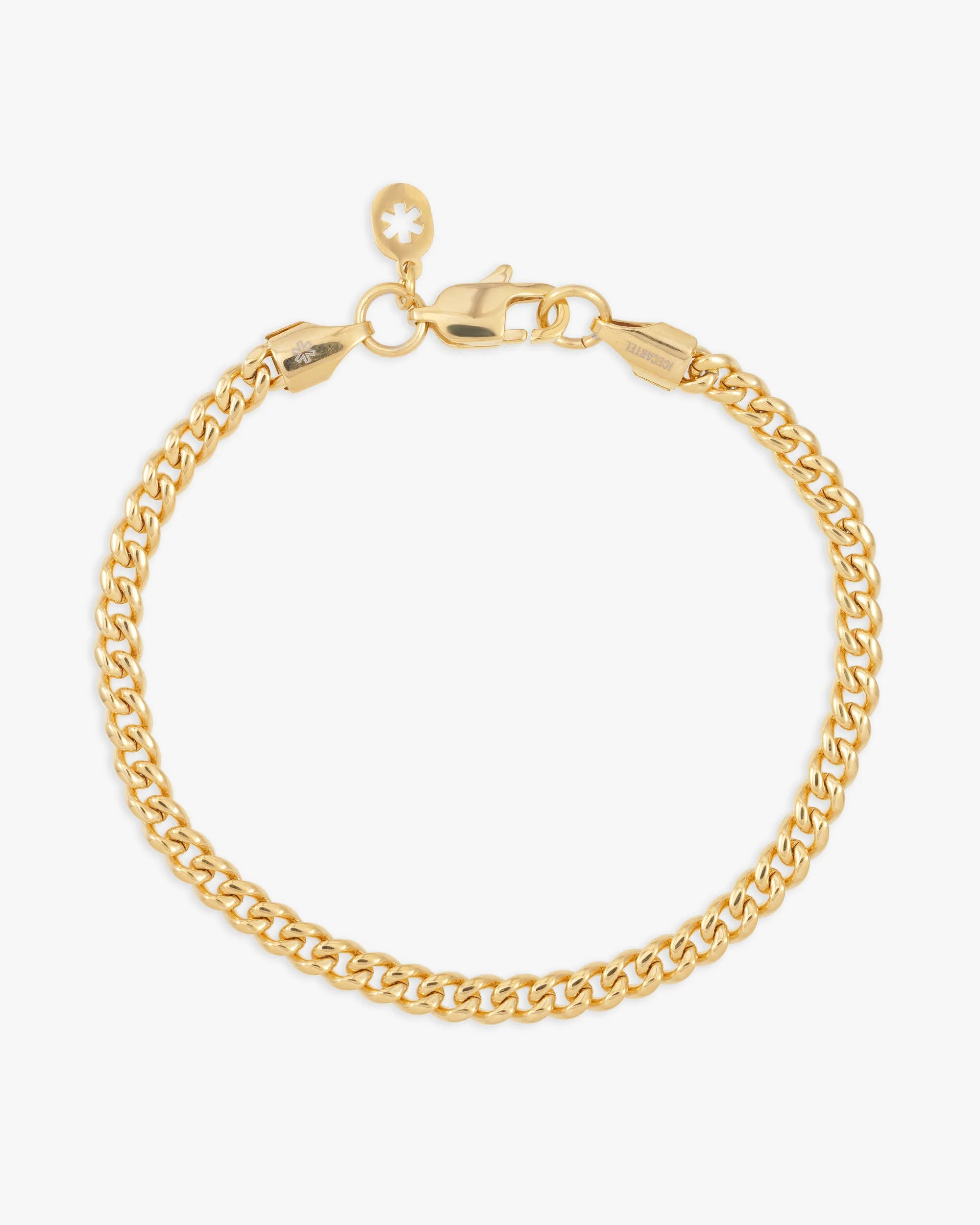 4MM Cuban Link Bracelet 14K Gold