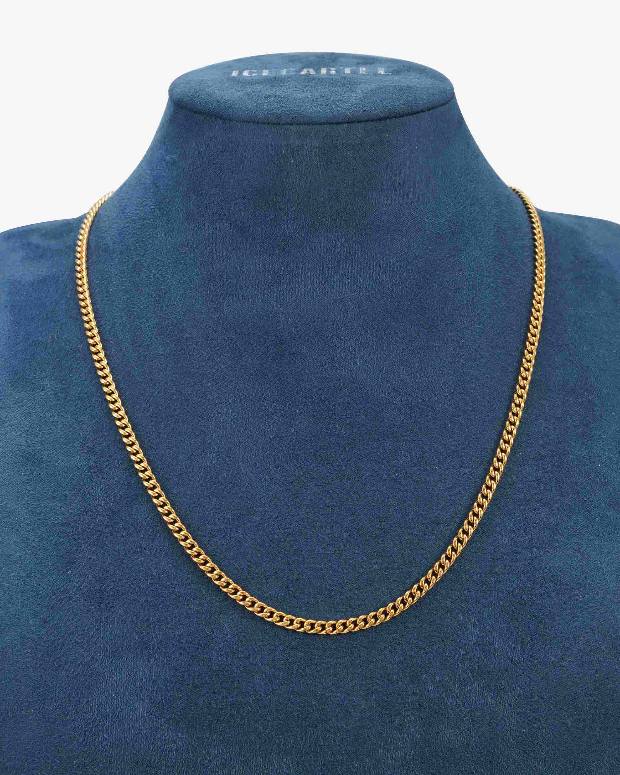 4MM Cuban Link Chain 14K Gold - Image 3
