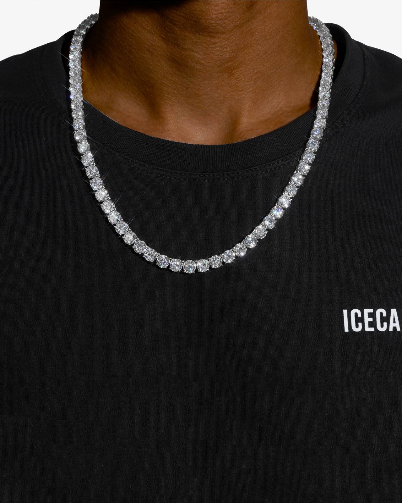 5MM Moissanite Tennis Chain/Bracelet Bundle 14K Gold - Image 15