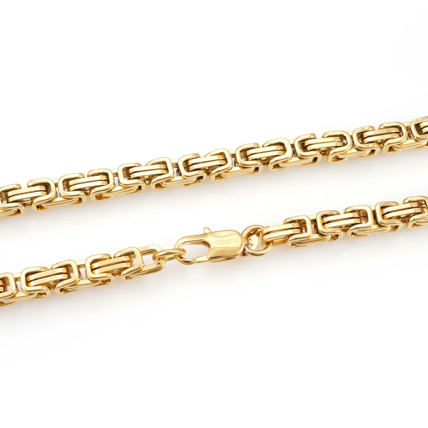 6MM Byzantine Chain and Bracelet Bundle 14K Gold - Image 5