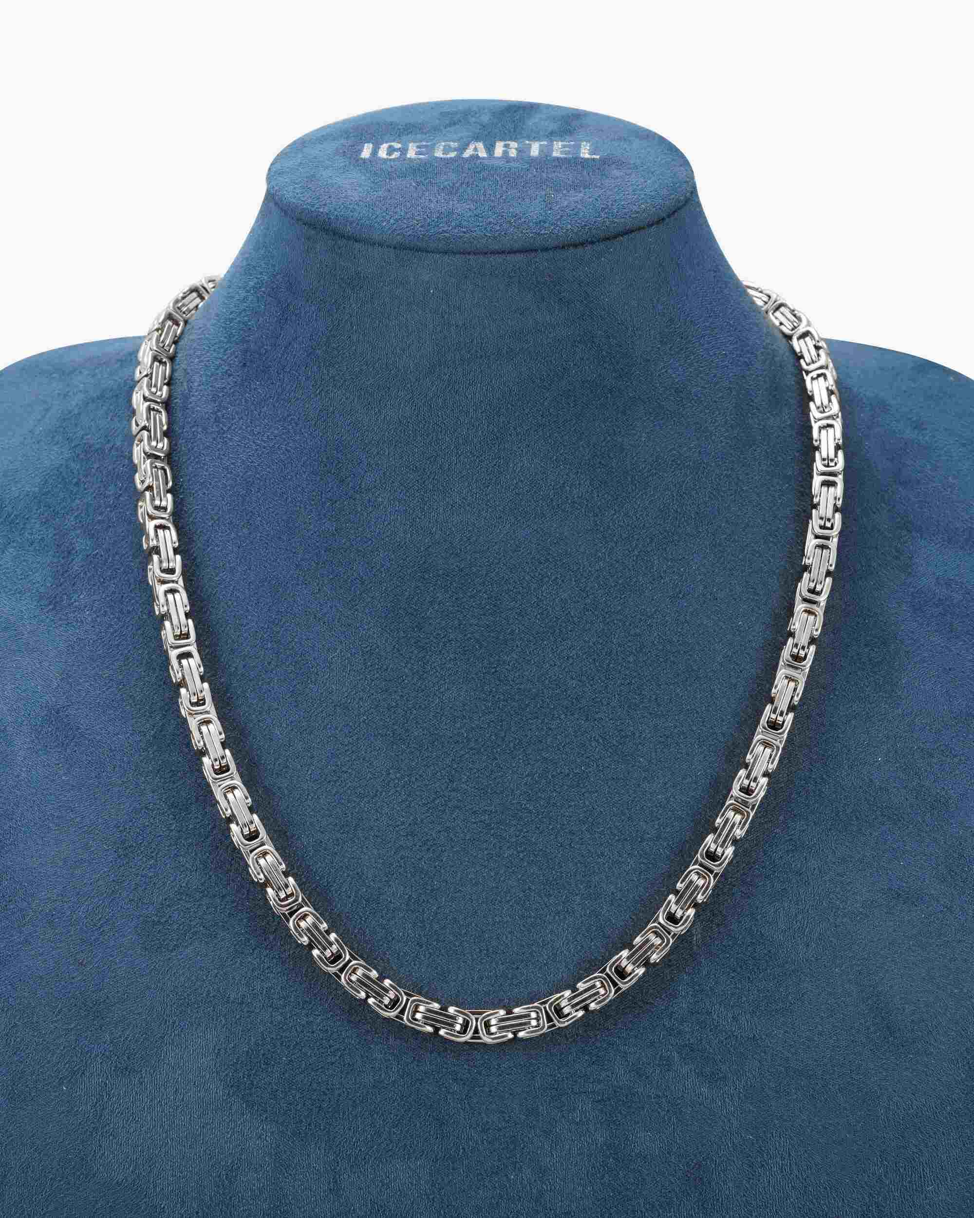 6MM Byzantine Chain Silver - Image 4