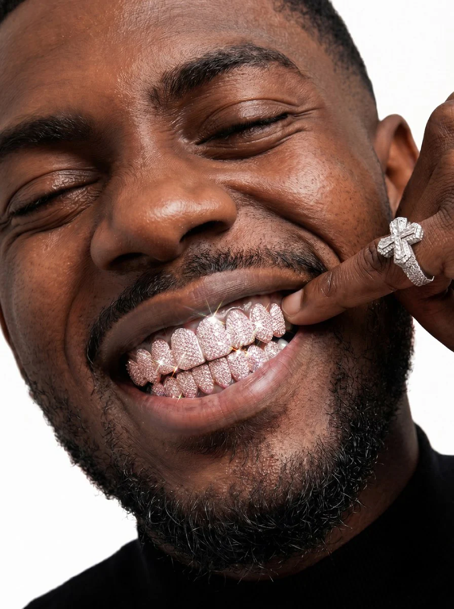 8 on 8 VVS Moissanite Diamond Grillz - Image 6