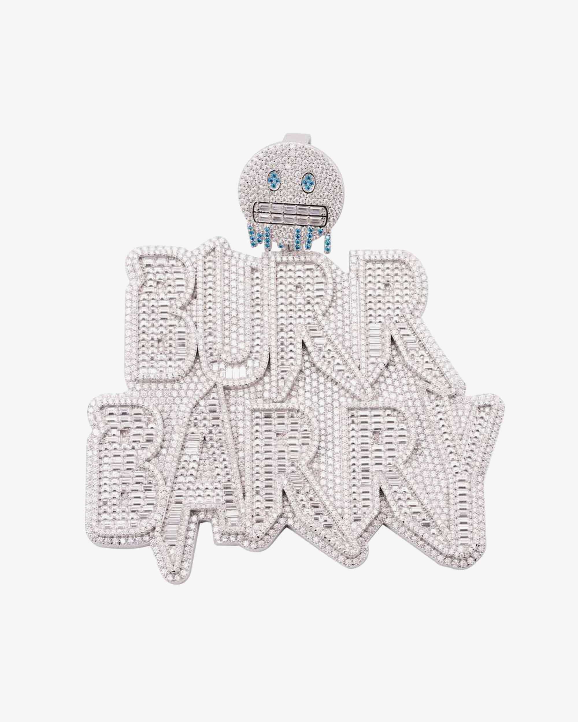 "BURR BARRY" Custom Moissanite Pendant 14K Gold