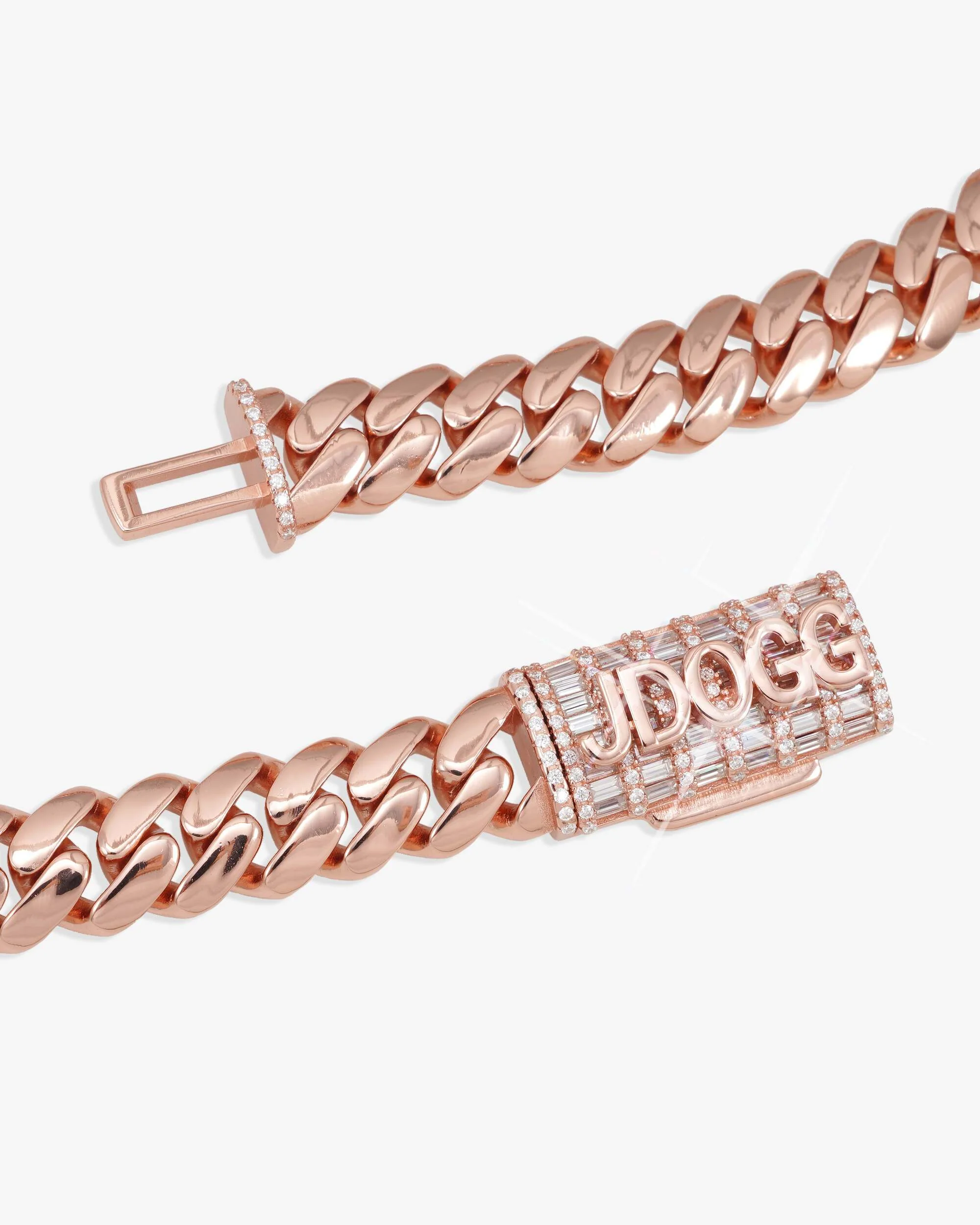 CUSTOM CLASP 12MM Moissanite Miami Cuban Link Chain 14K Gold - Image 4