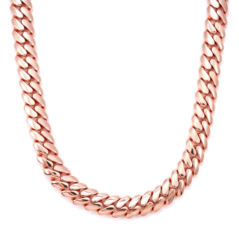 CUSTOM CLASP 12MM Moissanite Miami Cuban Link Chain 14K Gold - Image 7