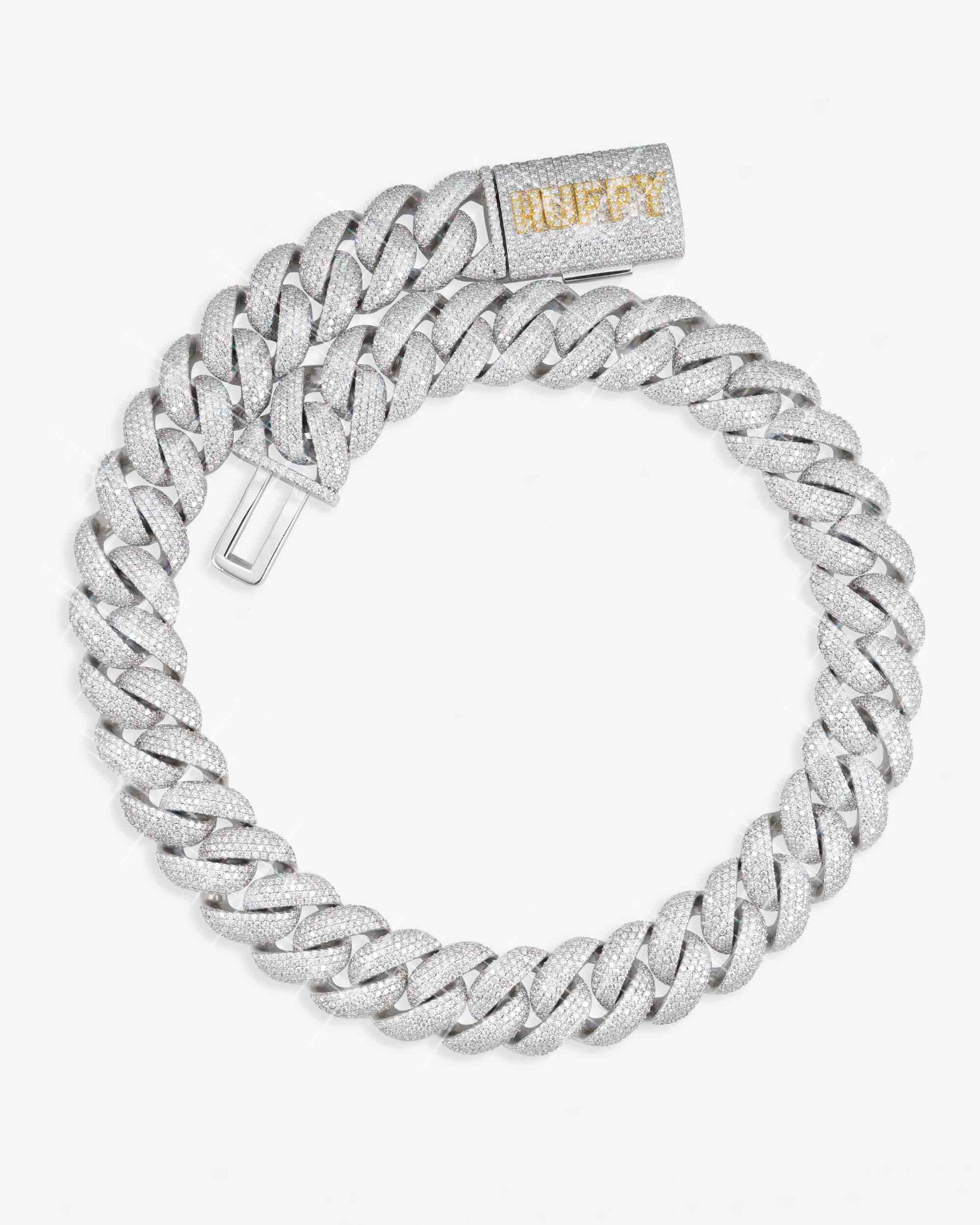 CUSTOM CLASP 22MM Moissanite 5 Row Miami Cuban Link Chain 14K Gold - Image 5