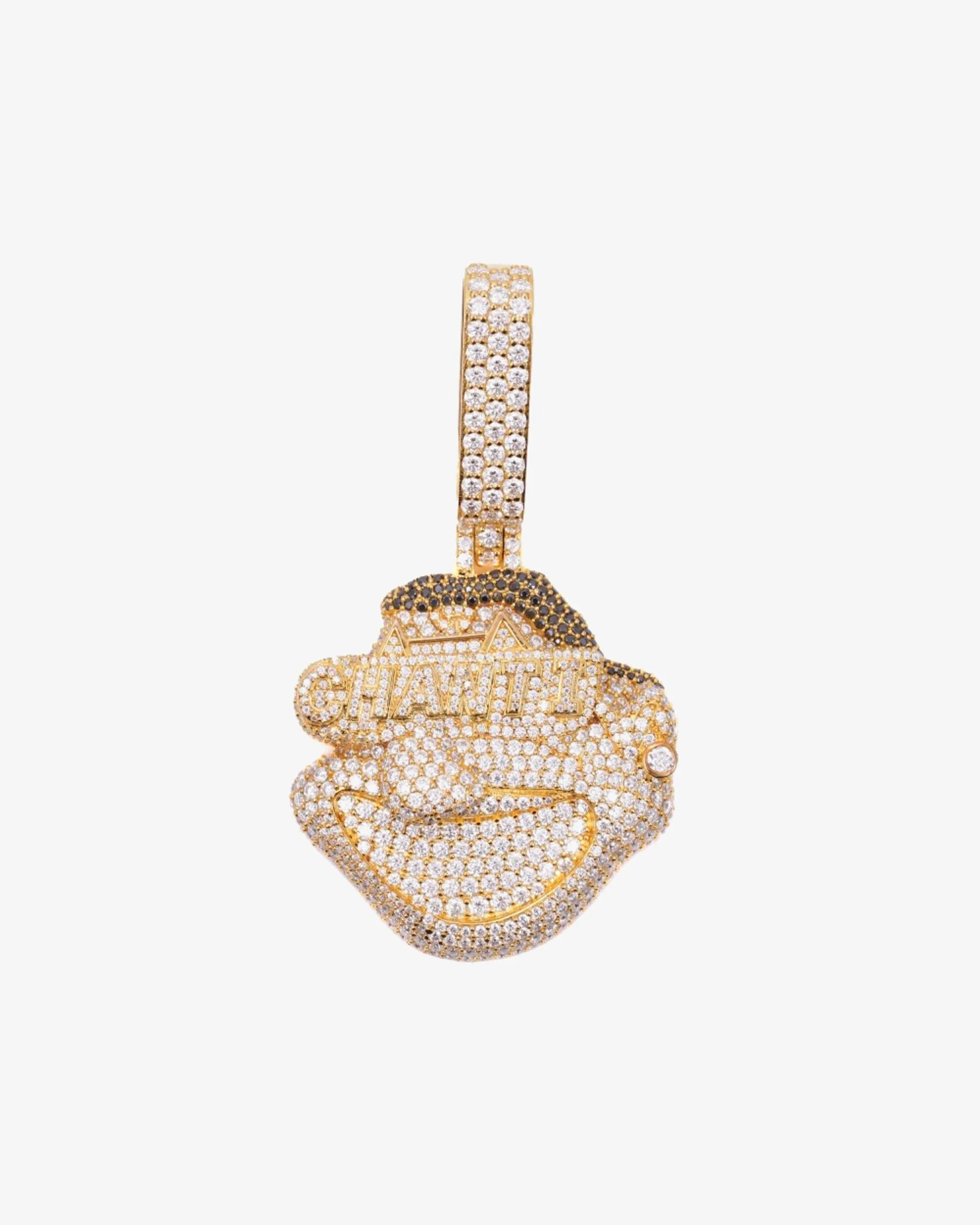 Custom Moissanite "Ghanti" Pendant