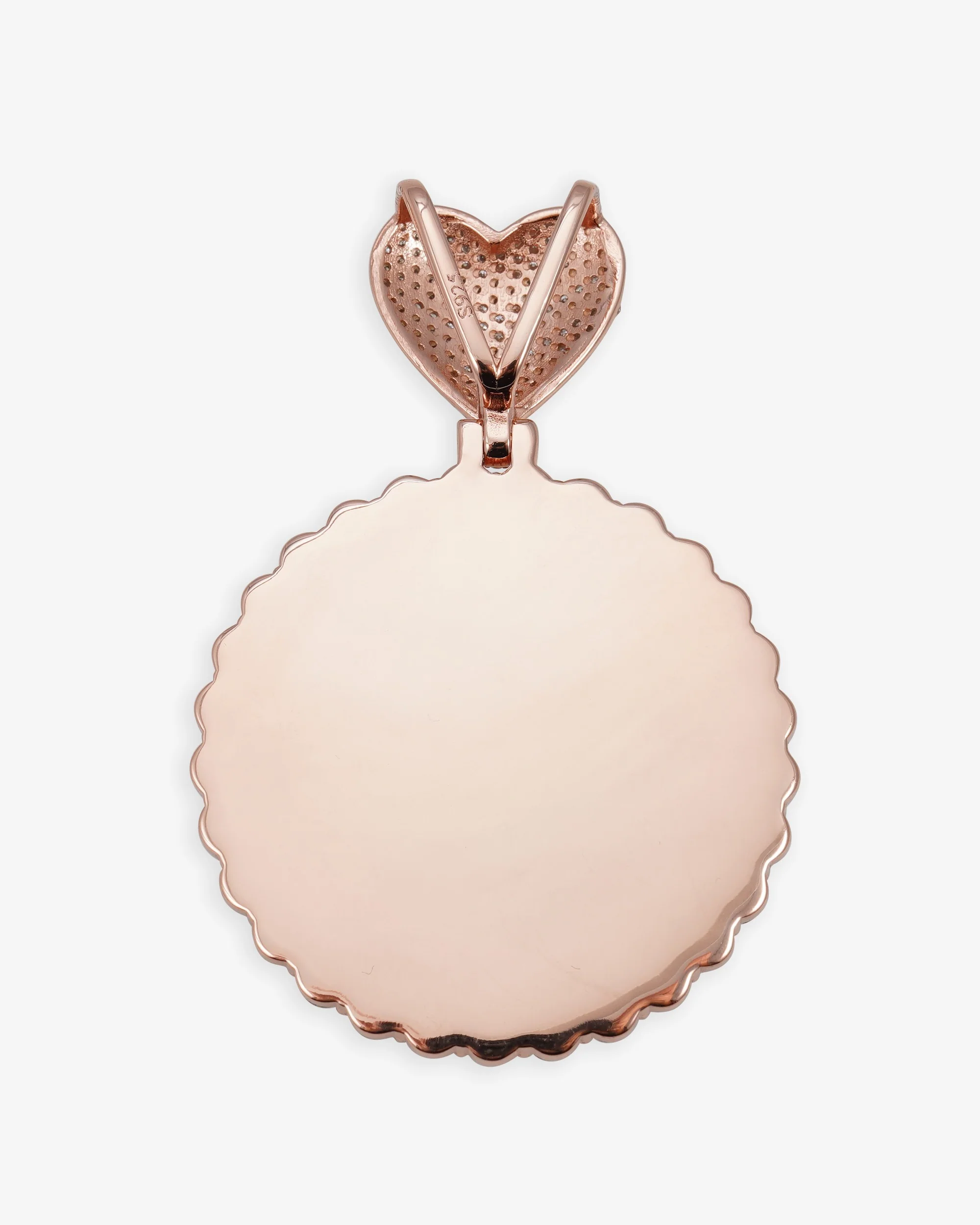 Custom Moissanite Photo Pendant 14K Gold - Image 11