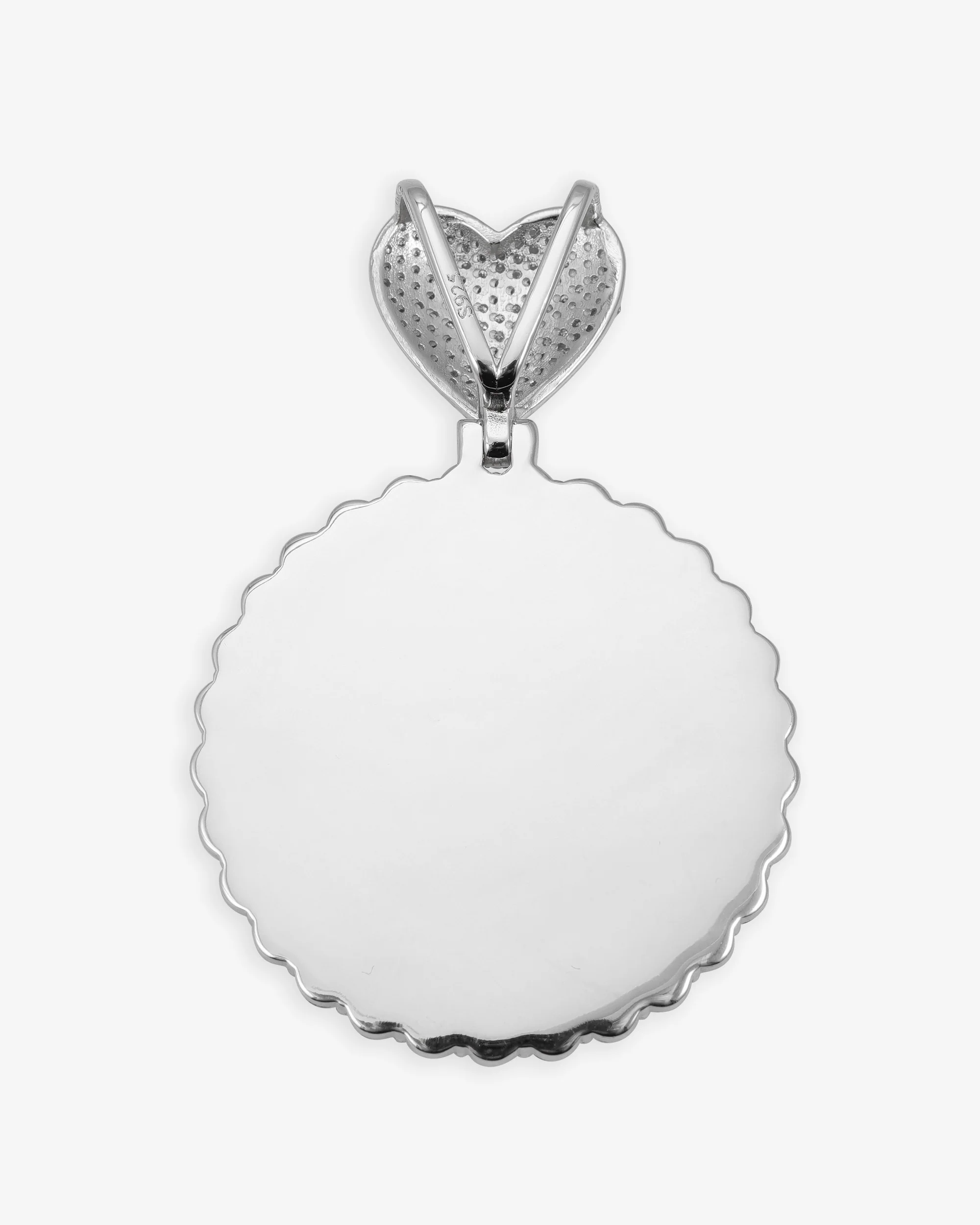 Custom Moissanite Photo Pendant 14K Gold - Image 3