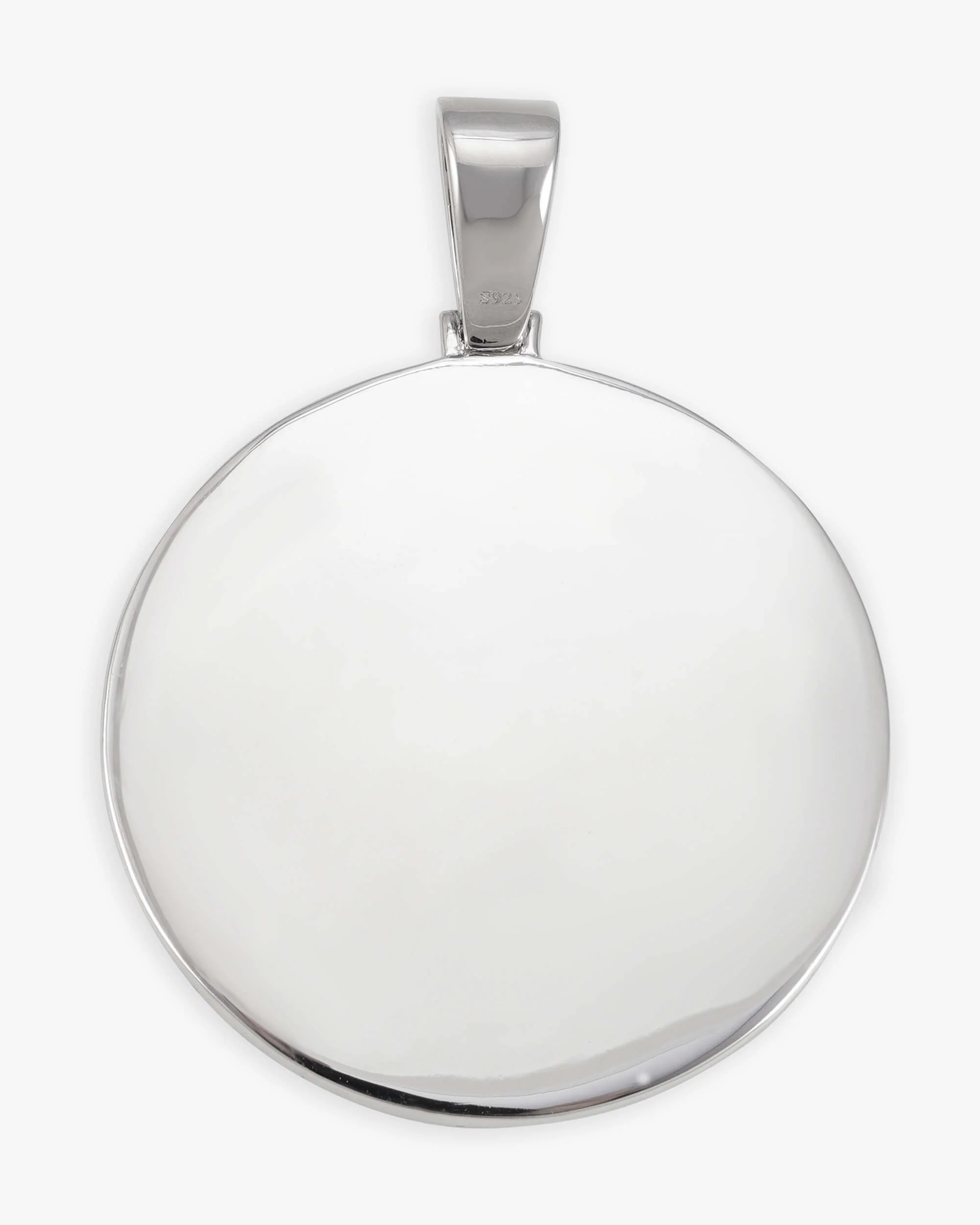 Custom Moissanite Picture Pendant 14K Gold - Image 3