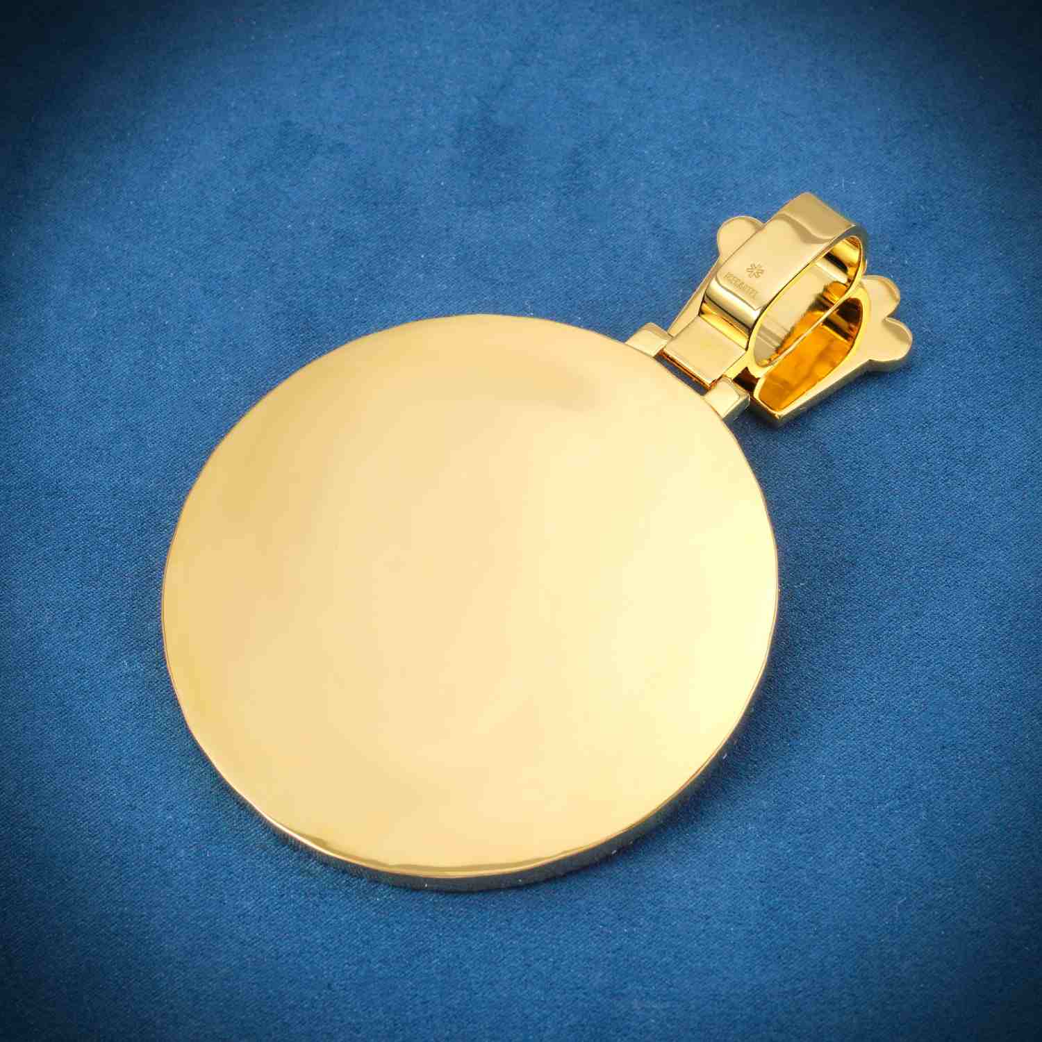 "DBO" Custom Moissanite Pendant 14K Gold - Image 3