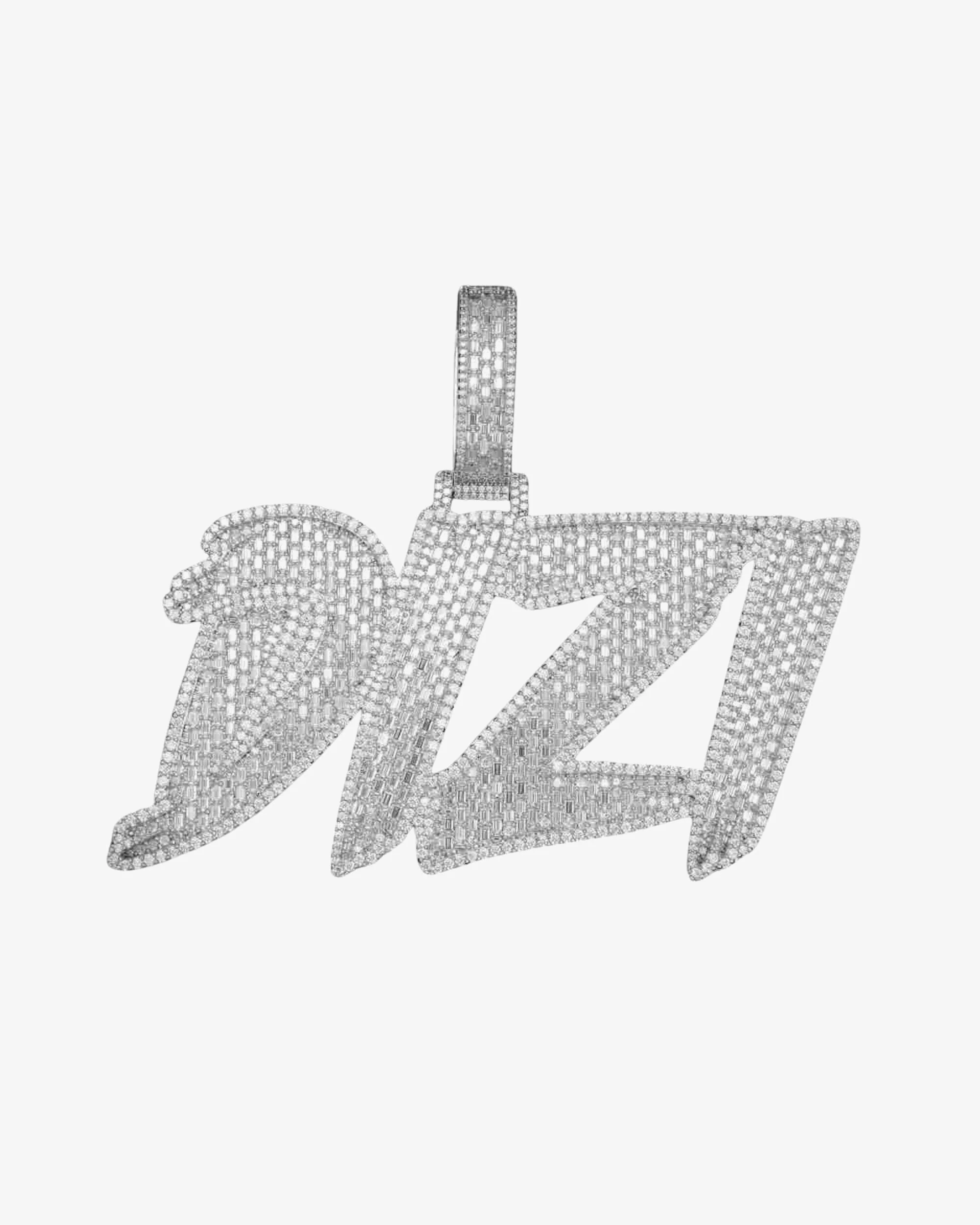 "DIZI" Custom Moissanite Pendant 14K Gold