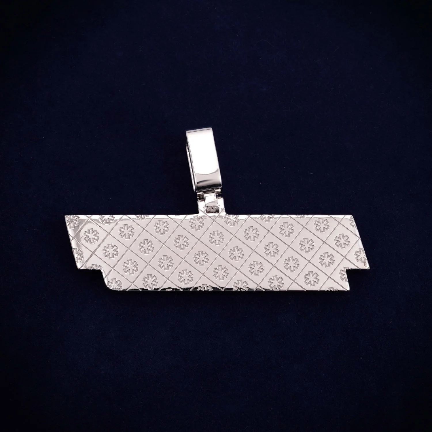 "DJ AVAIANCHE" Custom Moissanite Name Pendant 14K Gold - Image 3
