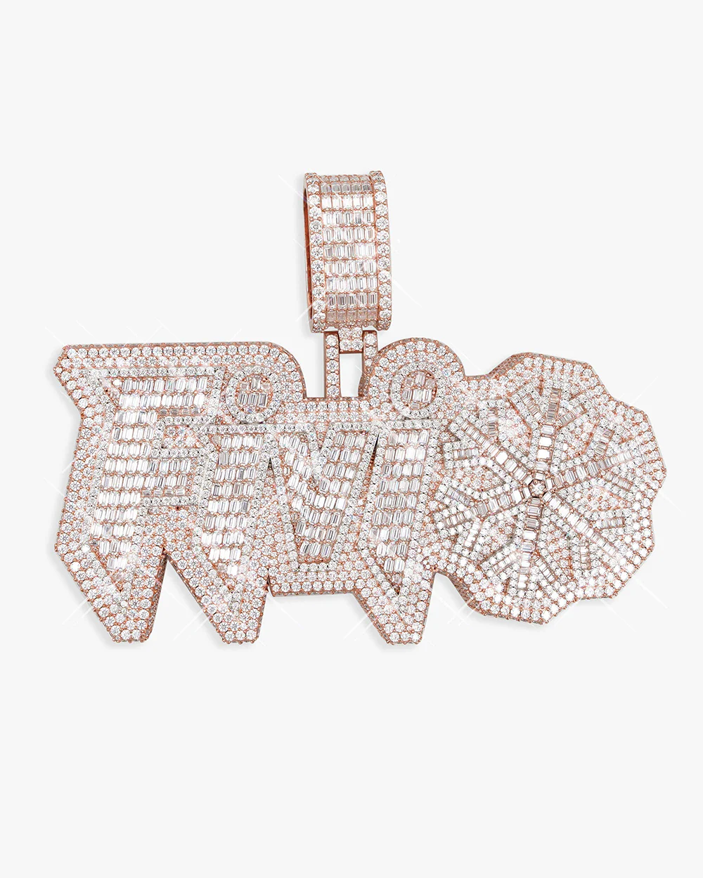 "FIVIO FOREIGN" Custom Diamond Pendant 14K Gold