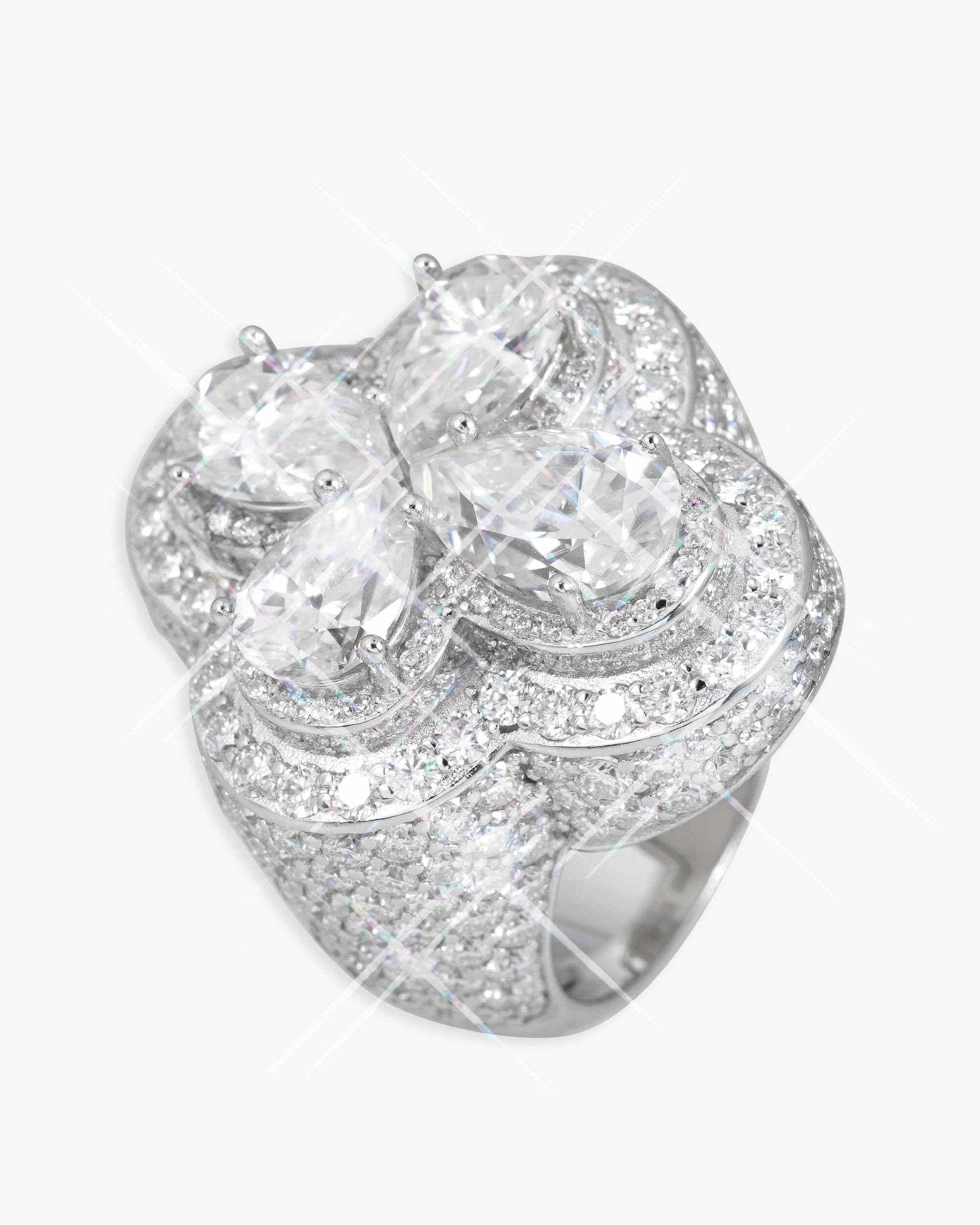 Four Leaf Clover Ring 14K Gold - Image 3