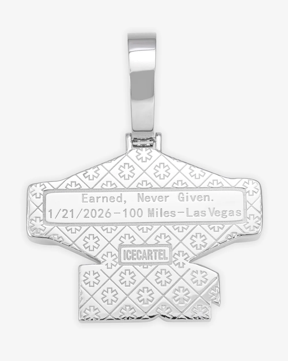 "HAPPY DAD HARD SELTZER" Custom Diamond Pendant 14K Gold - Image 3