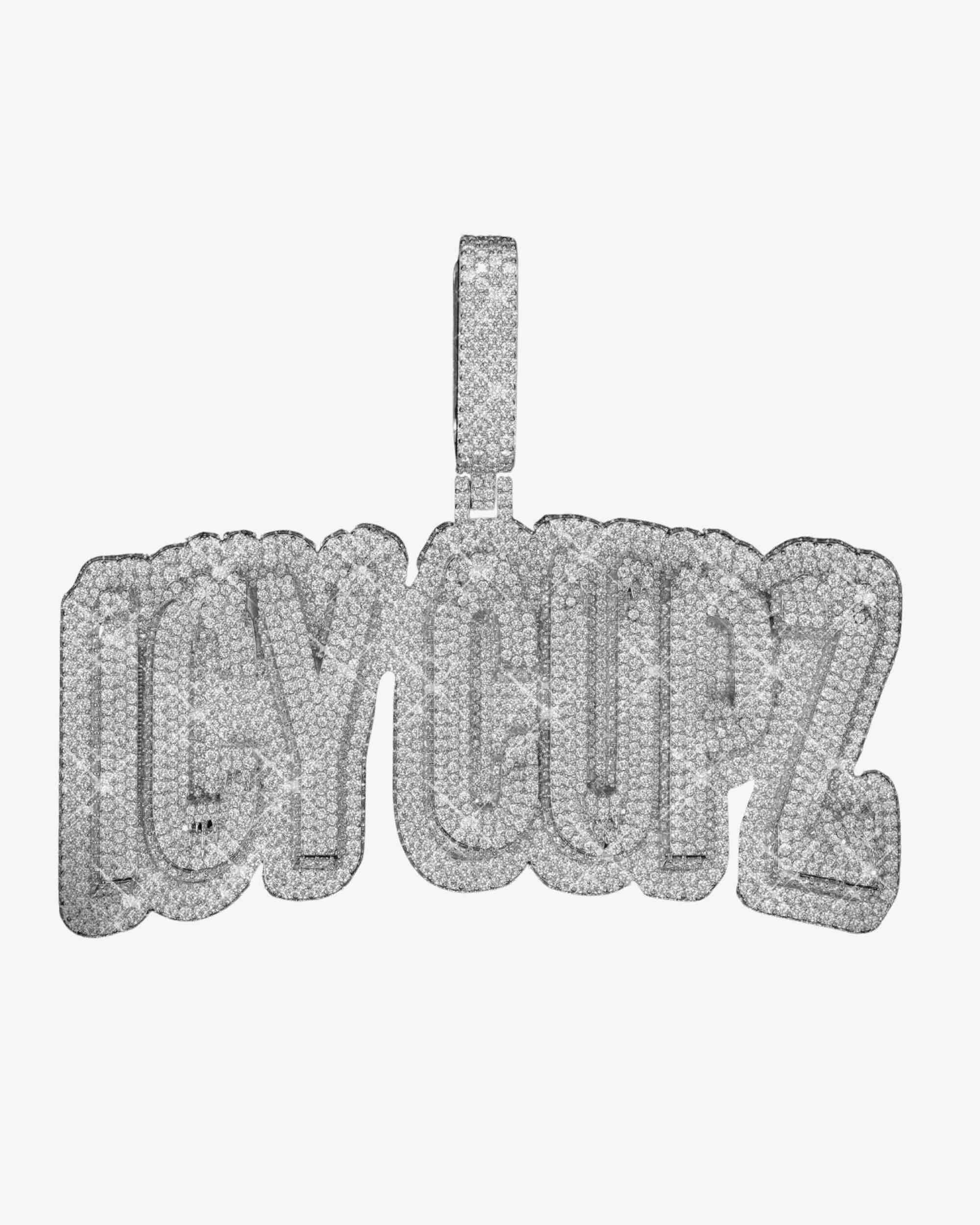 "ICY CUPZ" Custom Moissanite Pendant 14K Gold