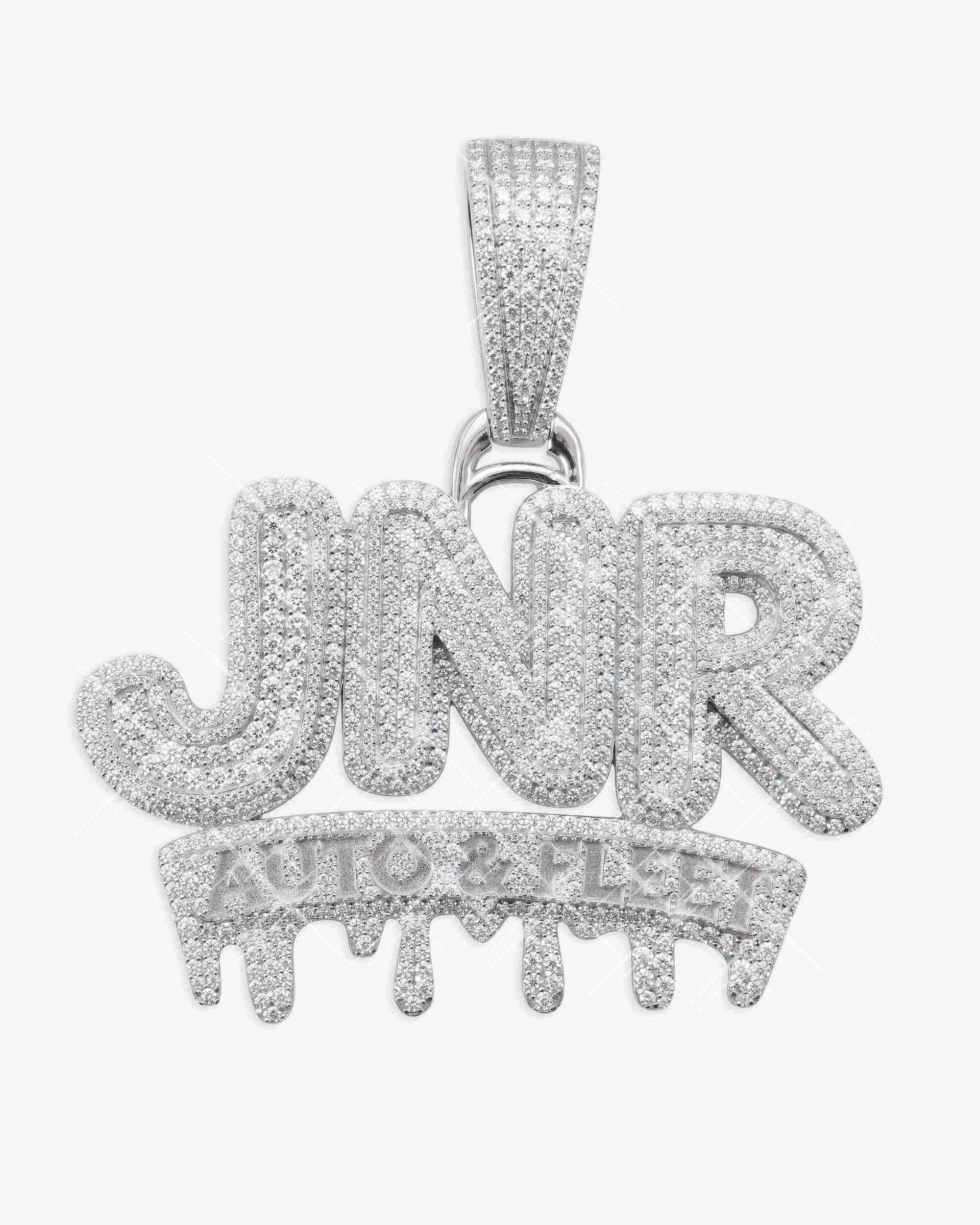 "JENN" Custom Name Moissanite Pendant 14K Gold