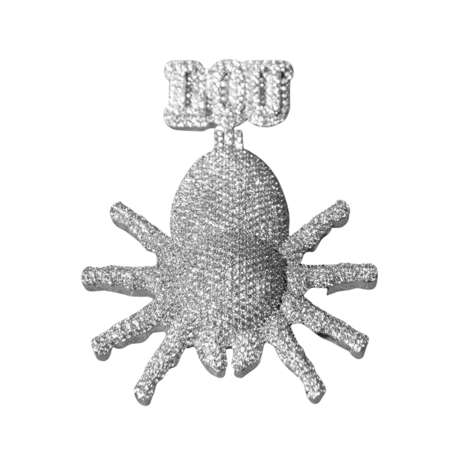 "LOU" Custom Moissanite Pendant 14K Gold - Image 2