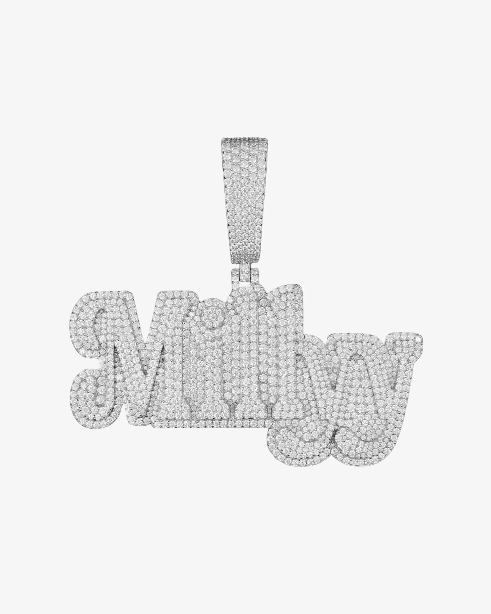 "MILLYY" Custom Moissanite Pendant 14K Gold