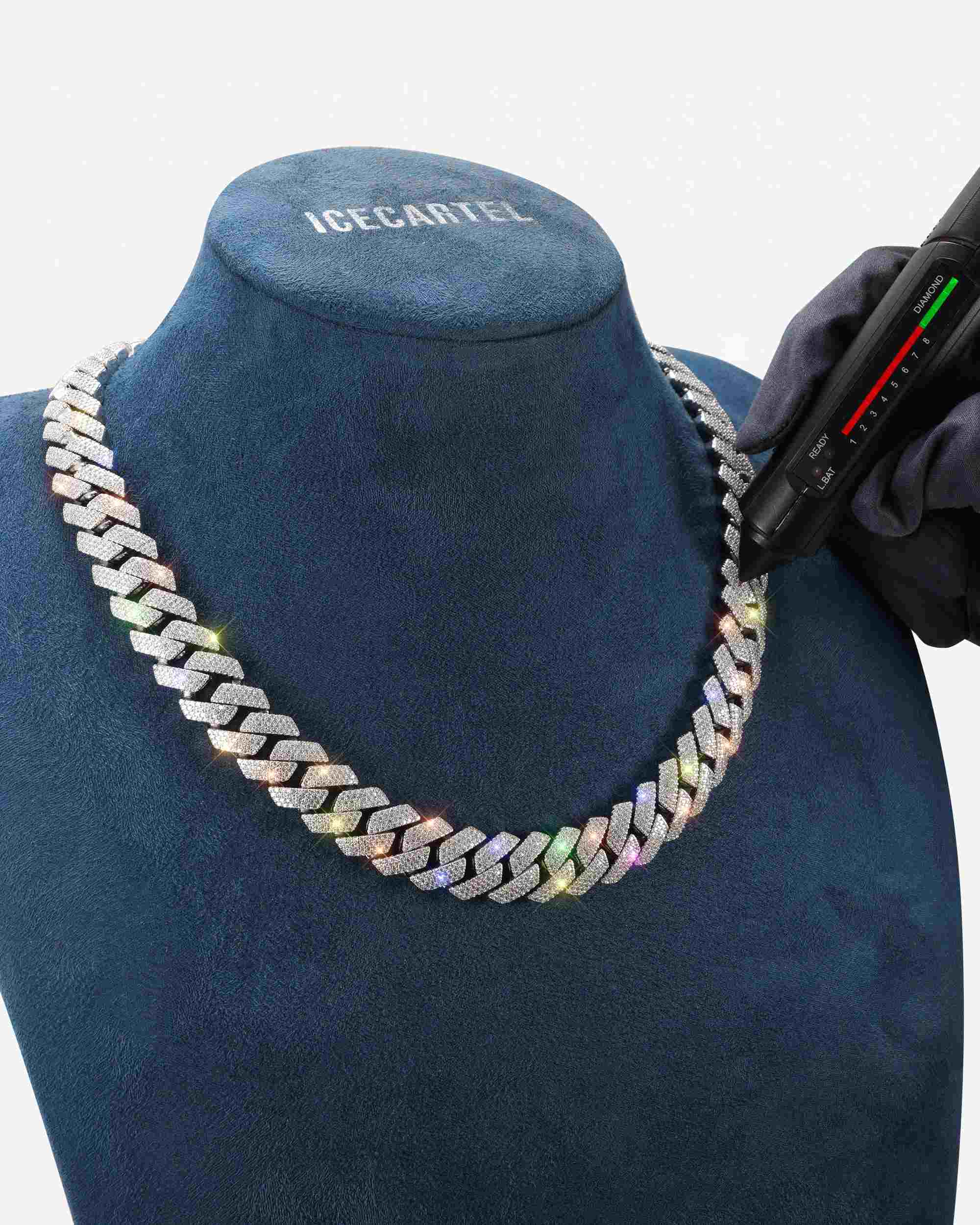 Moissanite Cuban Link Chain 14K Gold (ALL SIZES) - Image 12