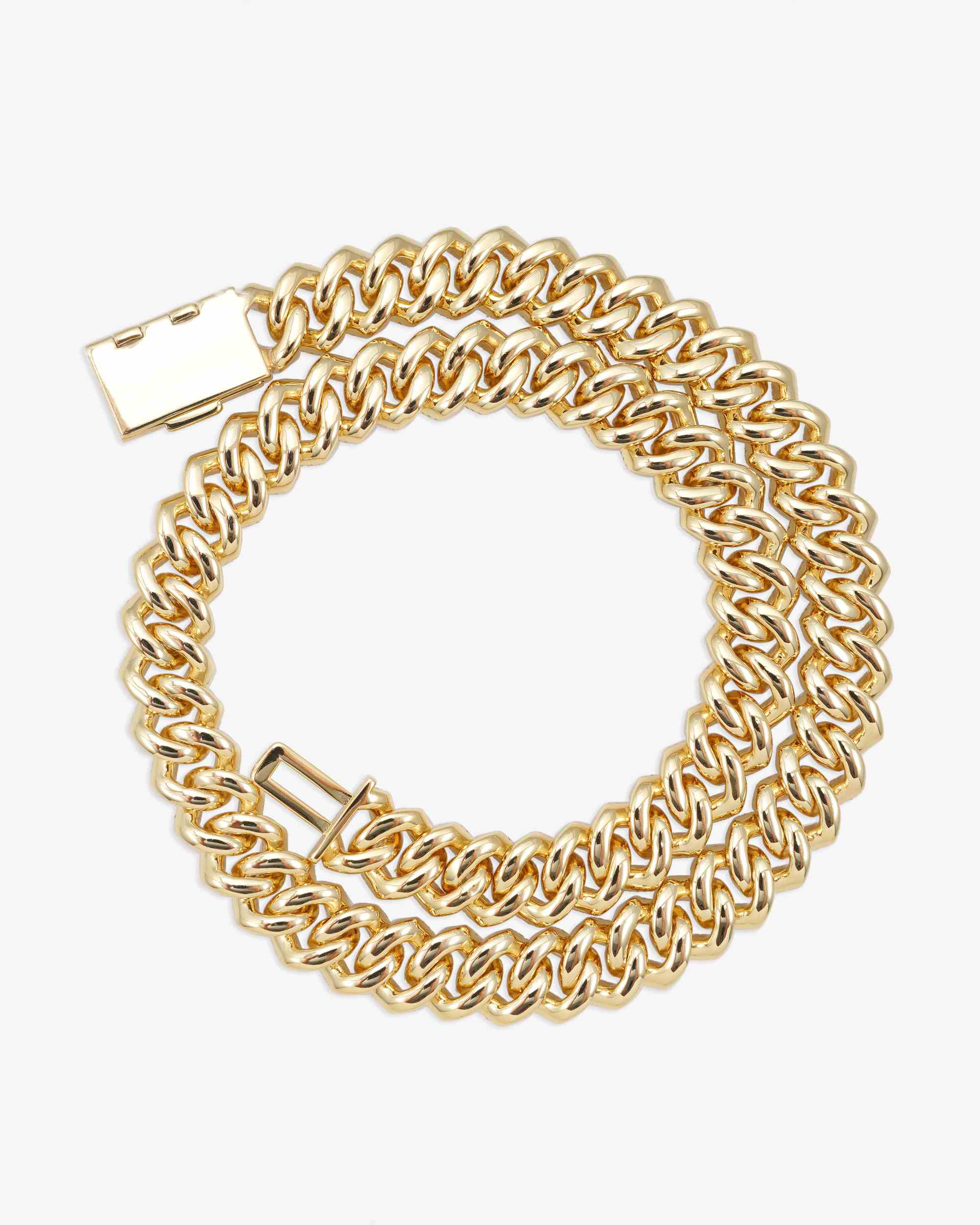 Moissanite Cuban Link Chain 14K Gold (ALL SIZES) - Image 18