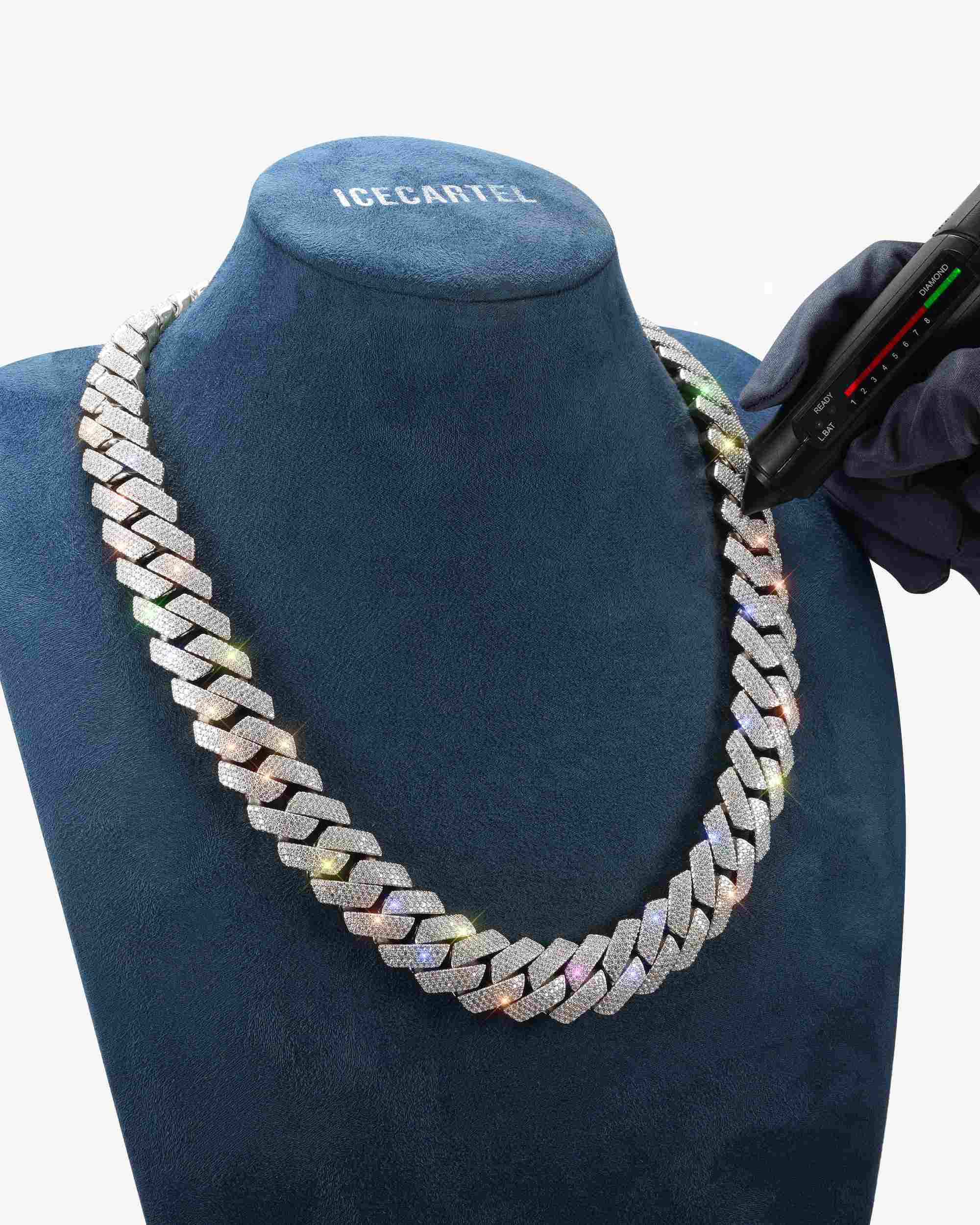 Moissanite Cuban Link Chain 14K Gold (ALL SIZES) - Image 22