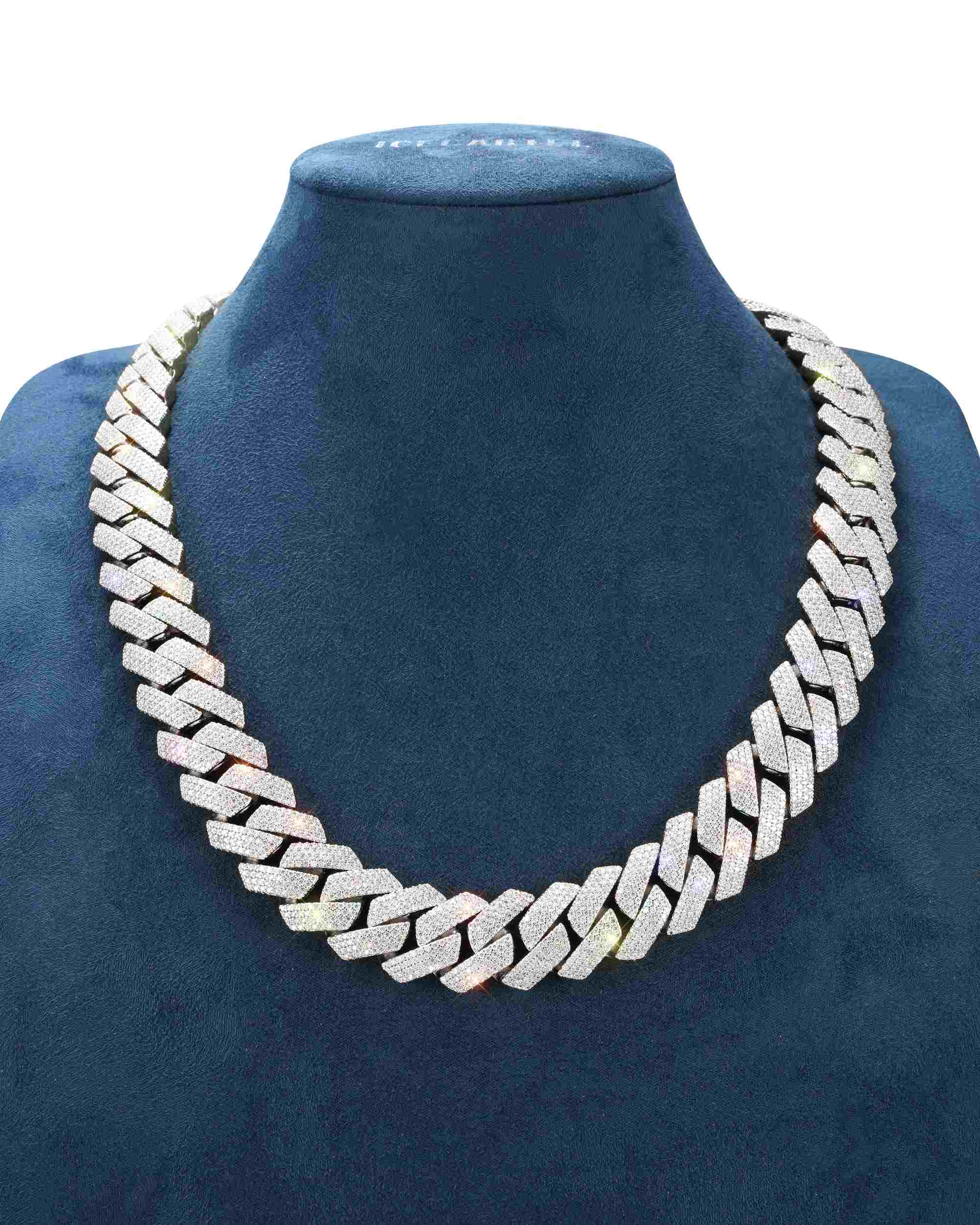 Moissanite Cuban Link Chain 14K Gold (ALL SIZES) - Image 25