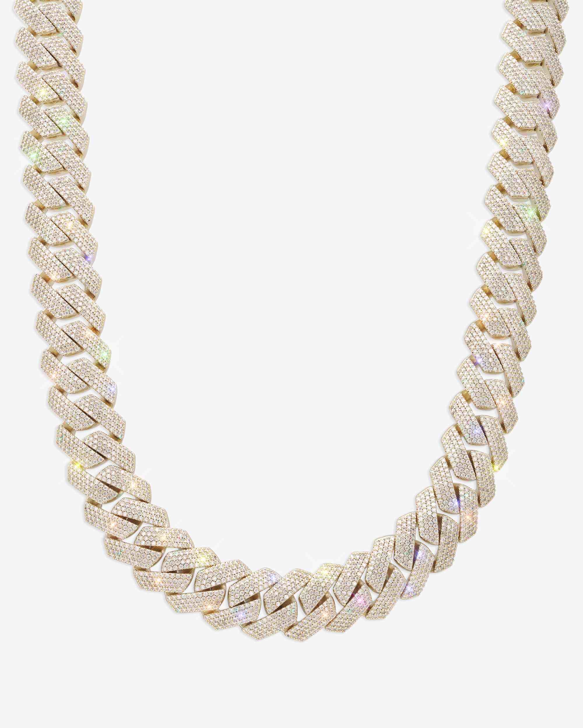 Moissanite Cuban Link Chain 14K Gold (ALL SIZES) - Image 27