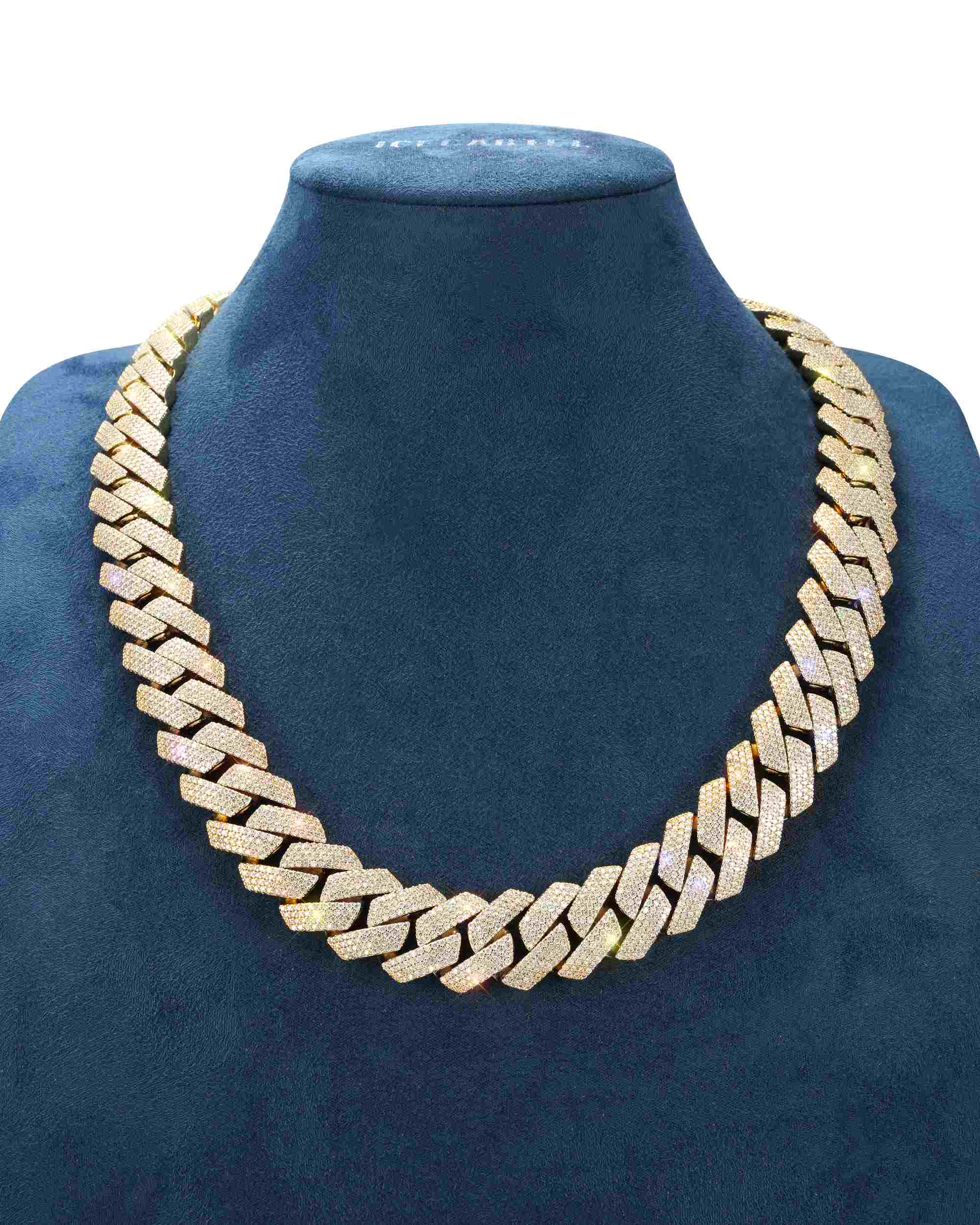 Moissanite Cuban Link Chain 14K Gold (ALL SIZES) - Image 29