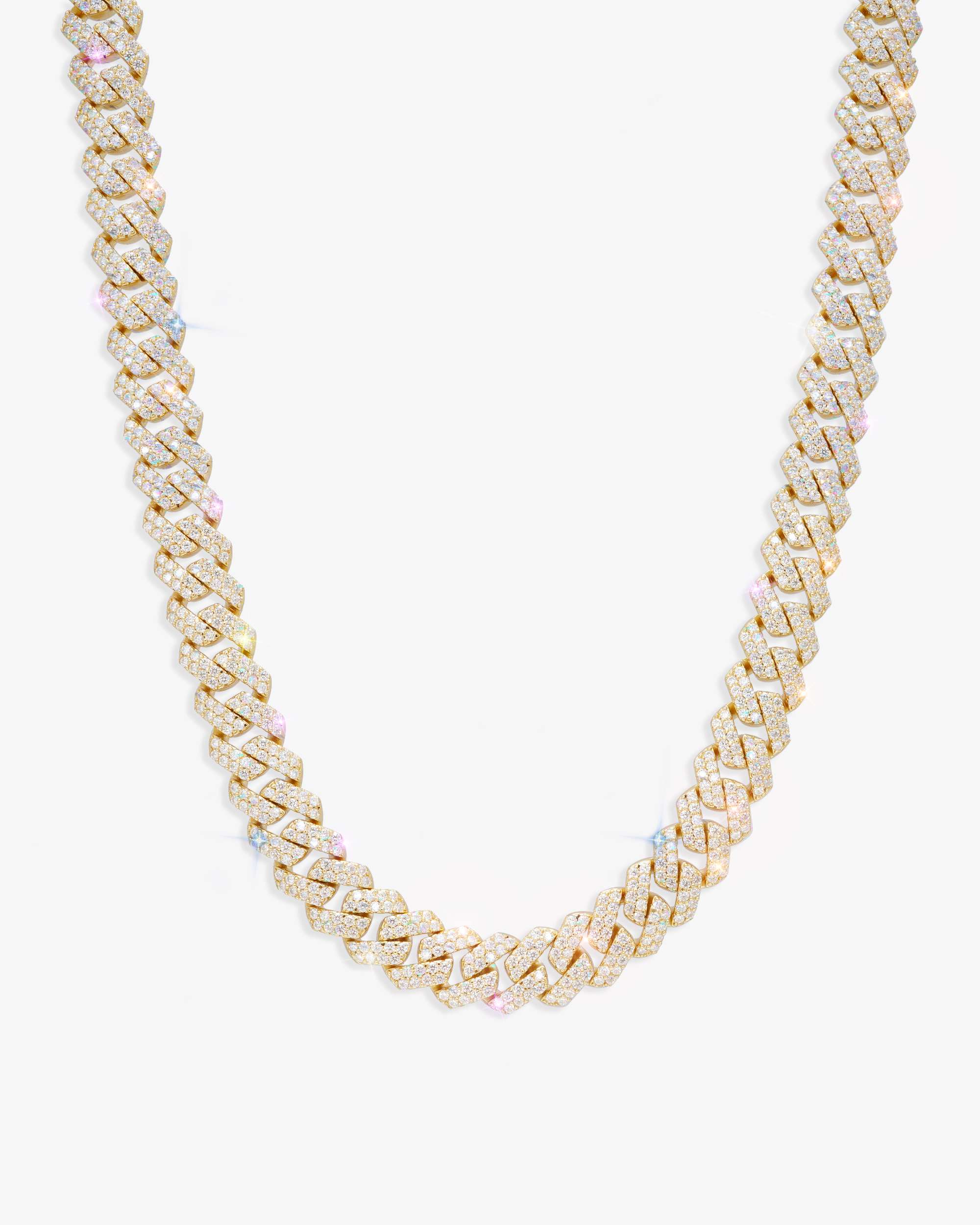Moissanite Cuban Link Chain 14K Gold (ALL SIZES) - Image 42